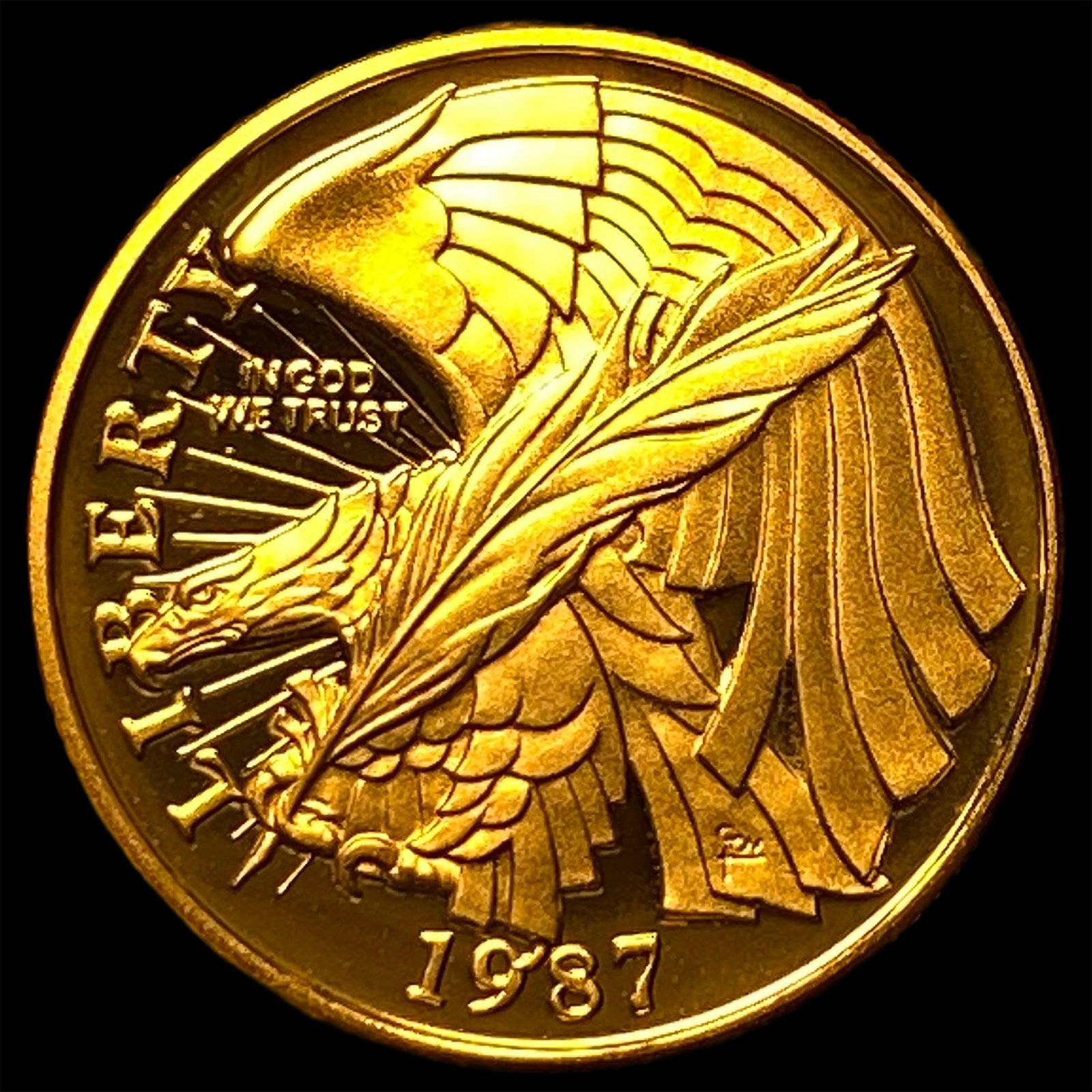 1987 $5 Gold Constitution Bicentennial CHOICE PROOF: 1987 $5 Gold Constitution Bicentennial CHOICE PROOF
