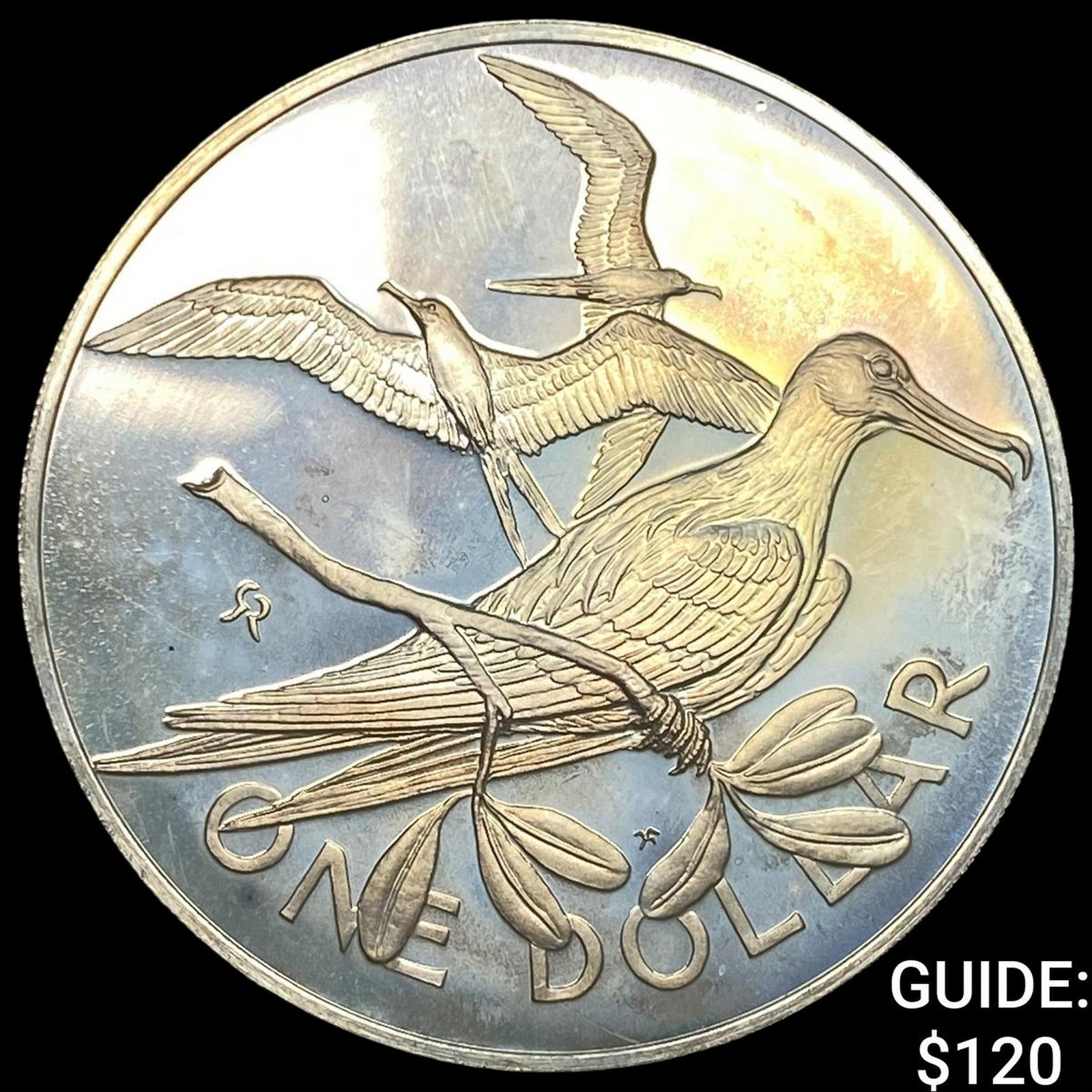 1973 British Virgin Islands Silver Dollar (1 of 2)