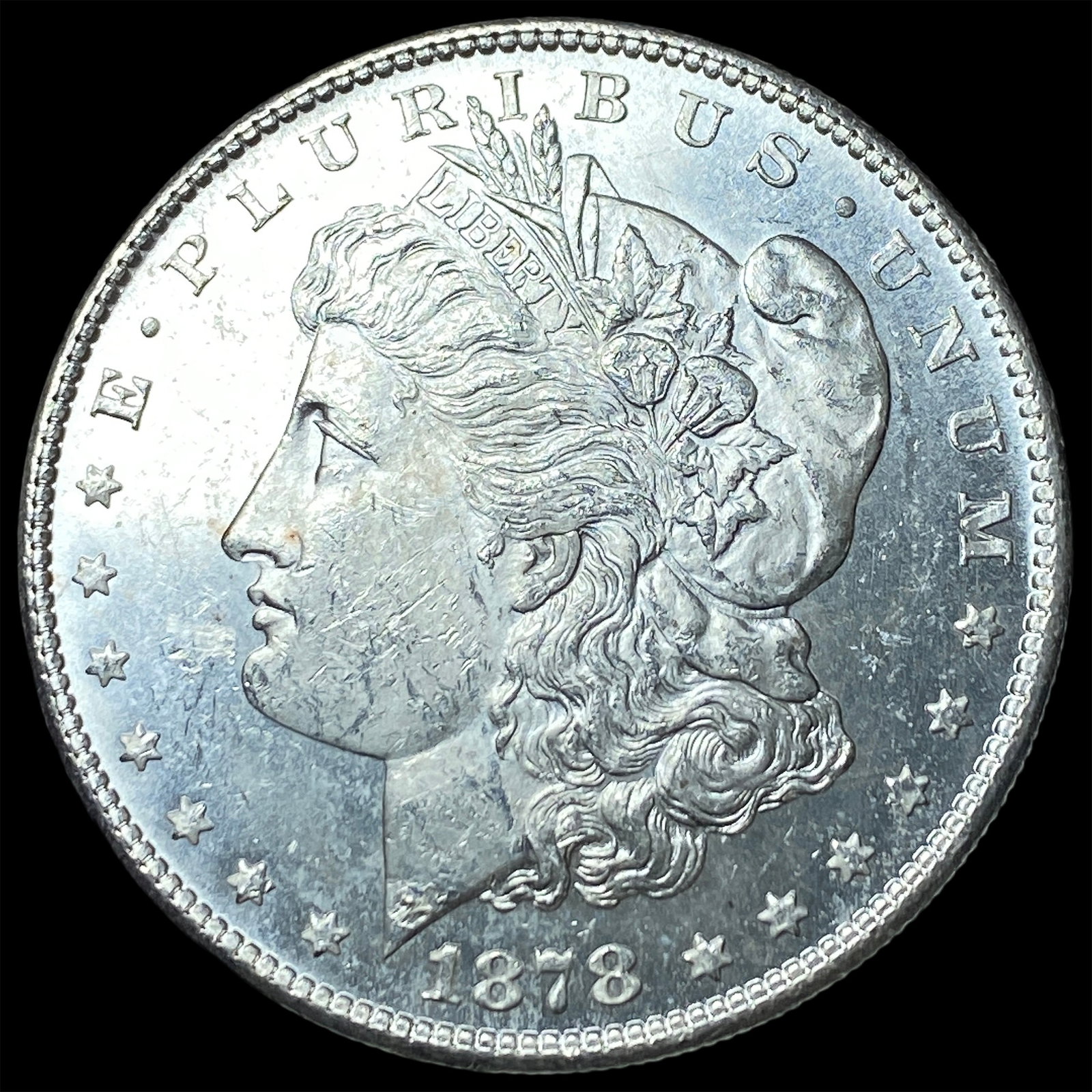 1878 Silver Morgan Dollar CHOICE BU: 1878 Silver Morgan Dollar CHOICE BU