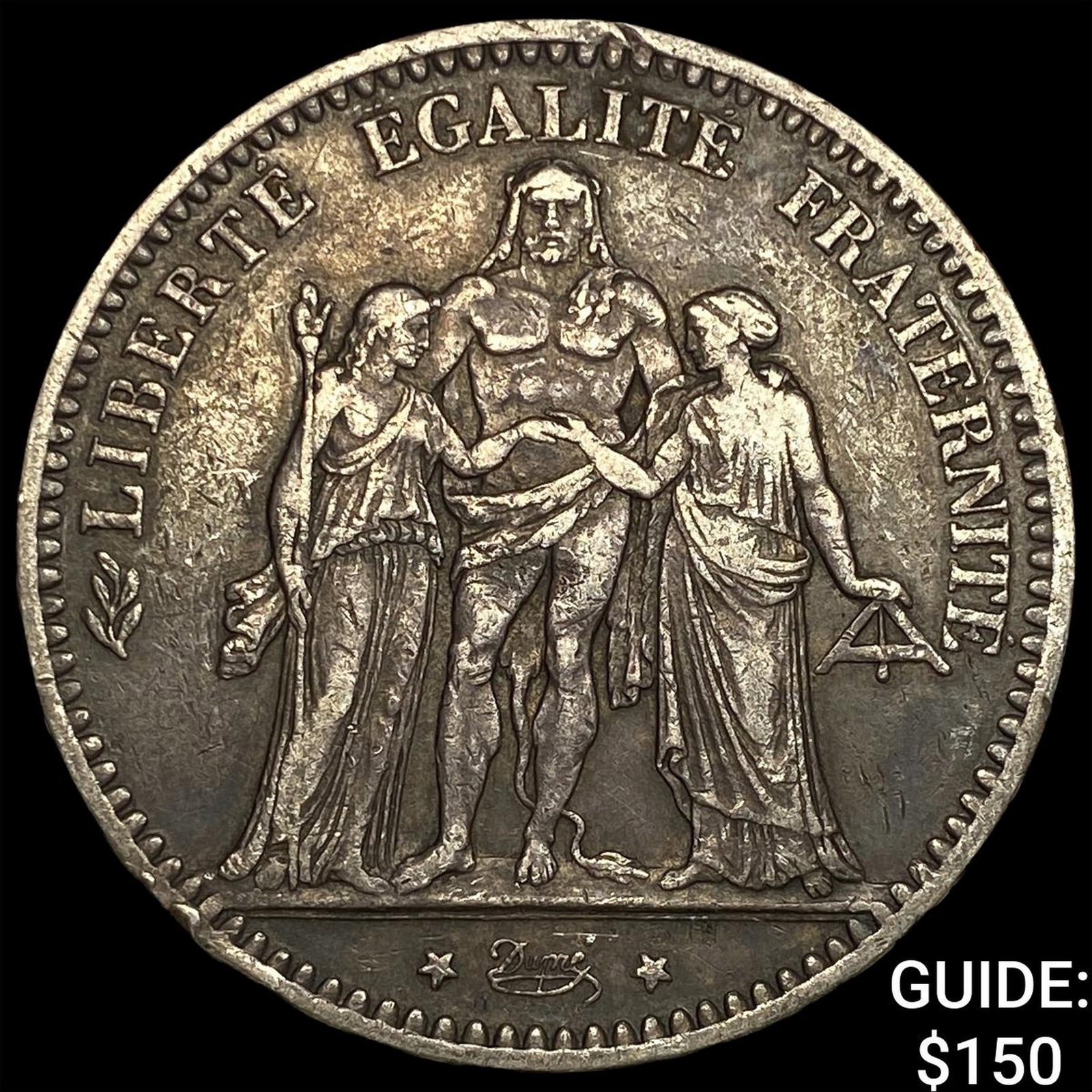 1875A France Silver 5 Francs (1 of 2)