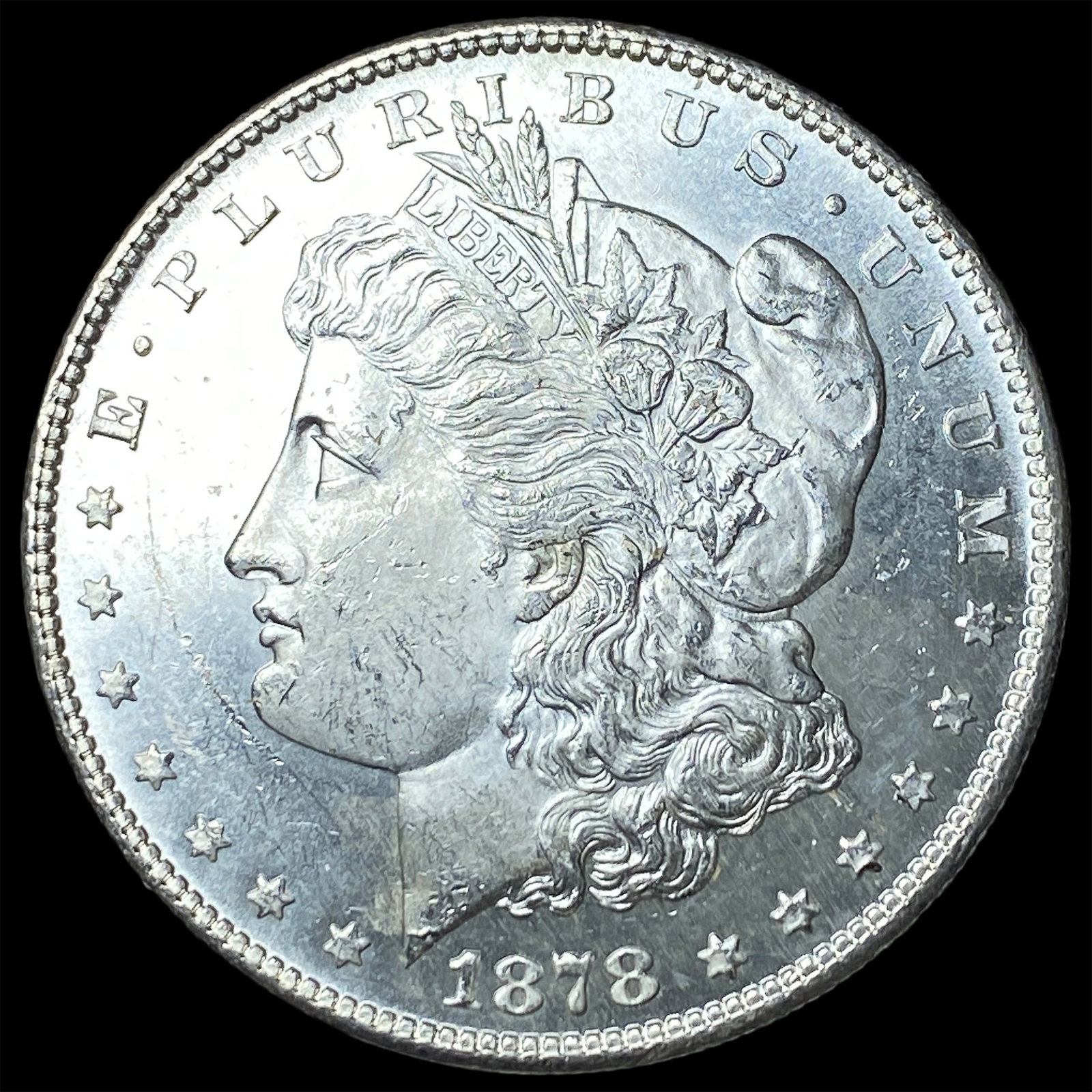 1878-S Silver Morgan Dollar CHOICE BU: 1878-S Silver Morgan Dollar CHOICE BU
