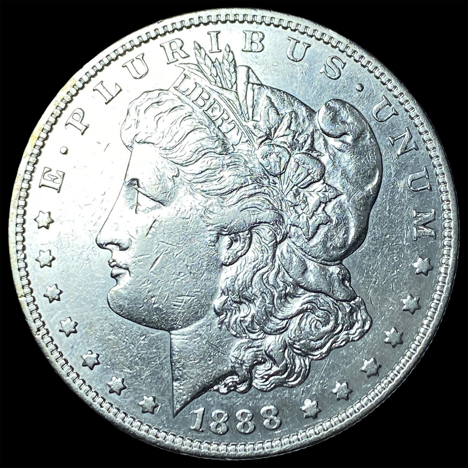 1888-S Silver Morgan Dollar CLOSELY UNCIRCULATED: 1888-S Silver Morgan Dollar CLOSELY UNCIRCULATED