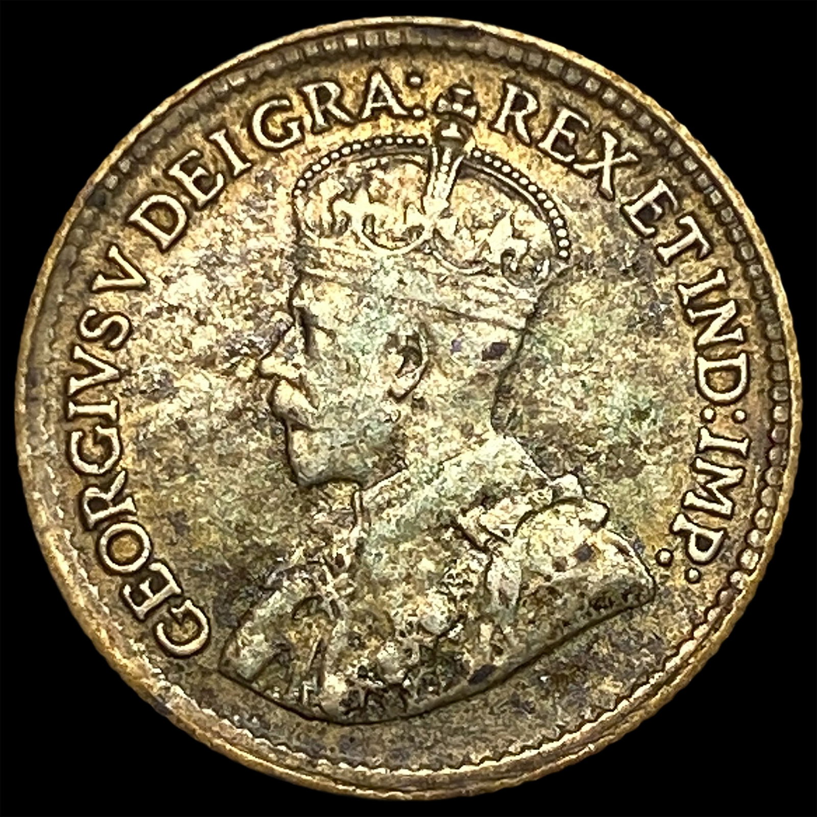 1920 Canada Silver 5 Cents (1 of 2)