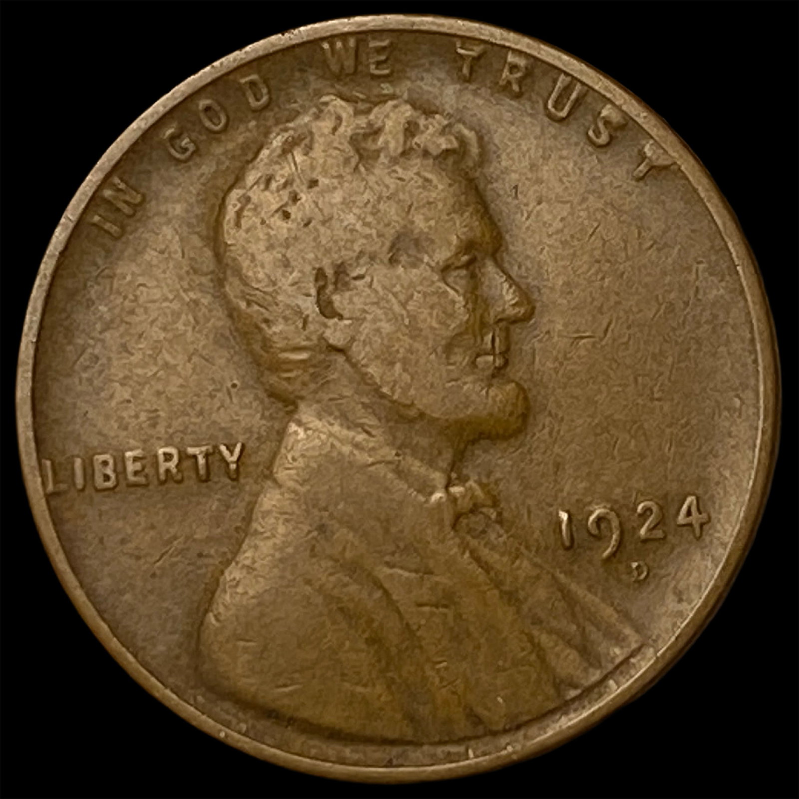 1924-D Lincoln Wheat Cent LIGHTLY CIRCULATED (1 of 2)