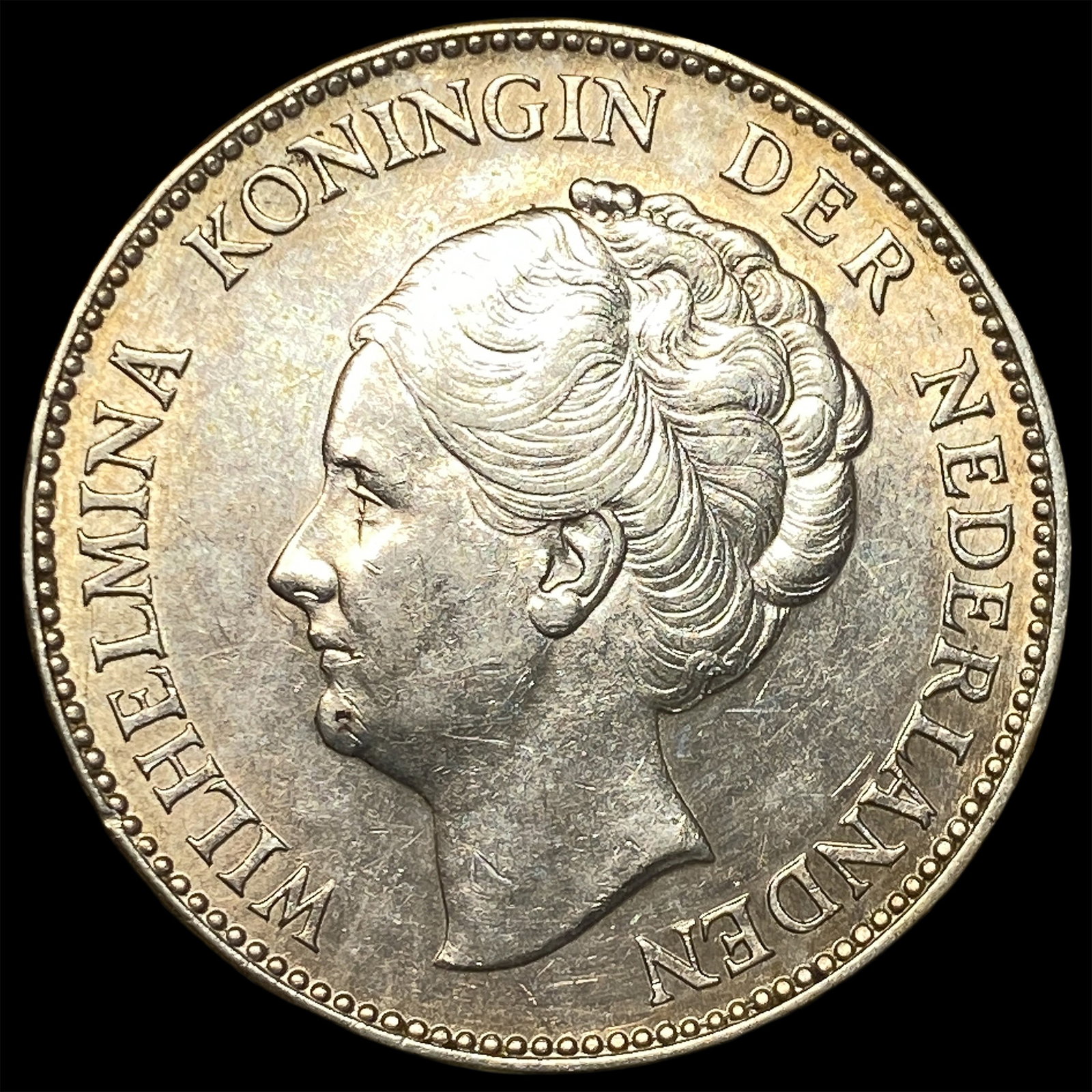 1940 Netherlands Silver 1 Gulden: 1940 Netherlands Silver 1 Gulden