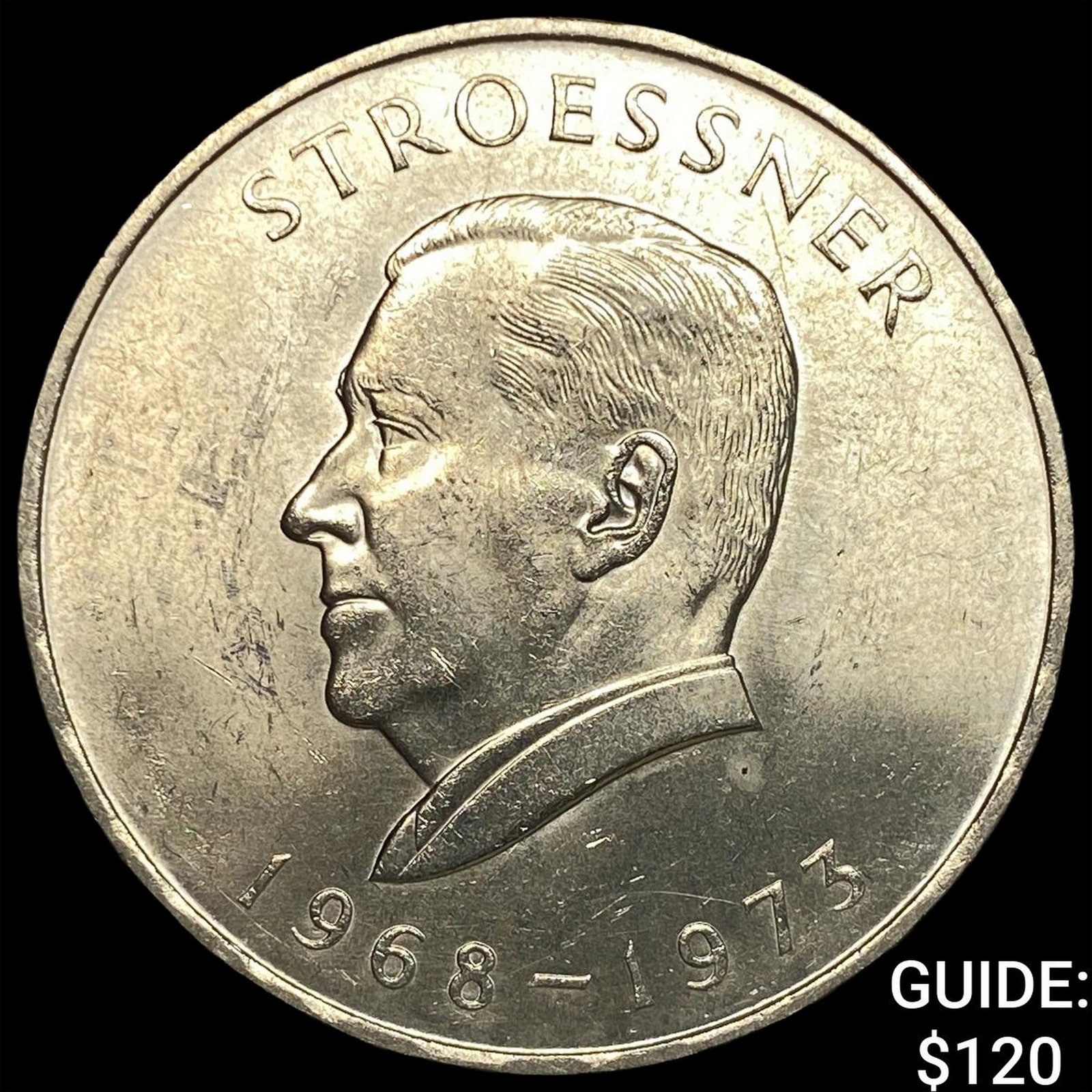 1968 Paraguay 300 Guaranies: 1968 Paraguay 300 Guaranies