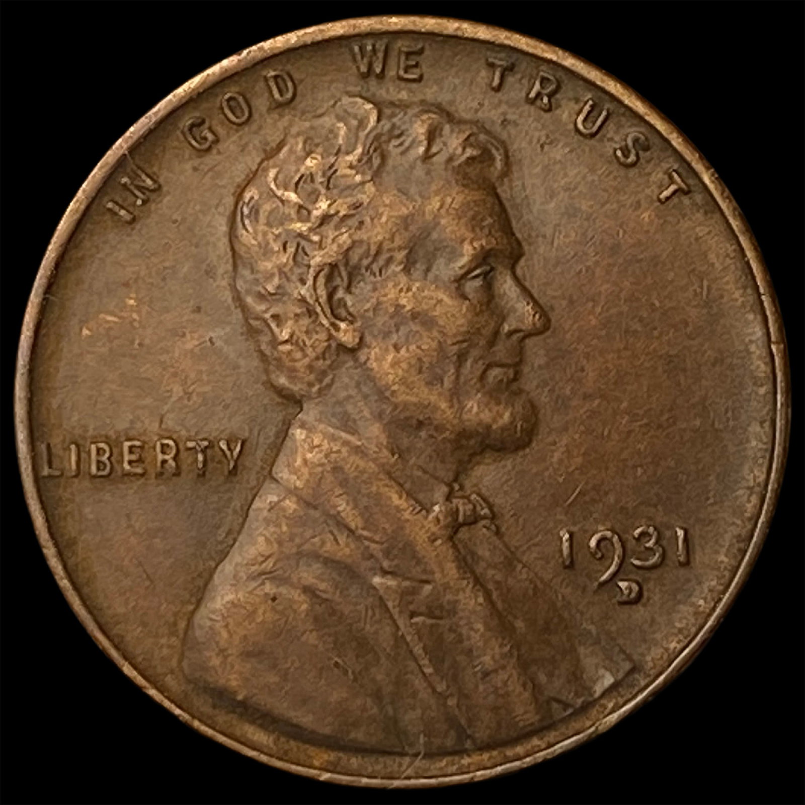 1931-D Lincoln Wheat Cent NEARLY UNCIRCULATED (1 of 2)