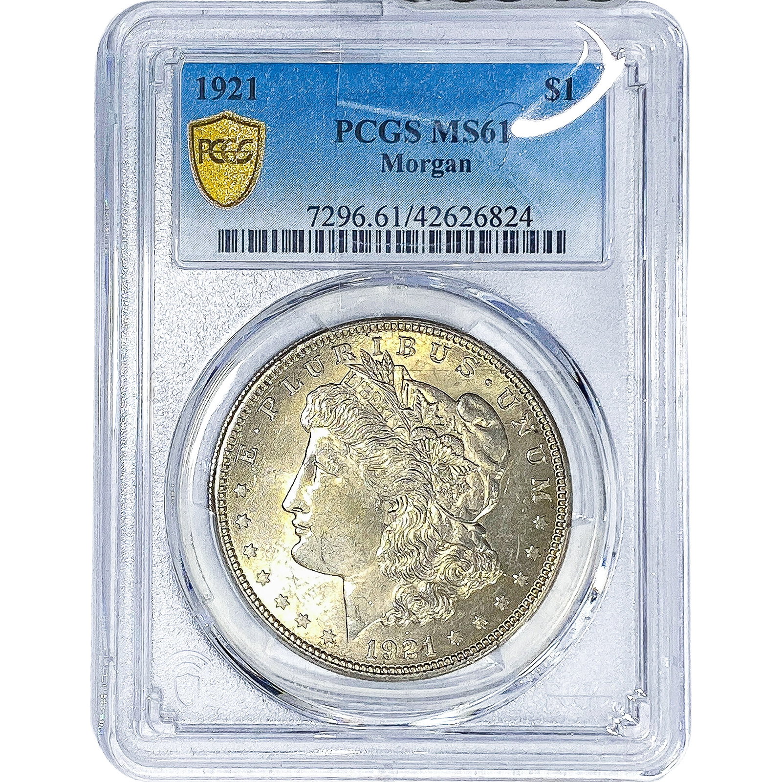 1921 Morgan Silver Dollar PCGS MS61 (1 of 2)