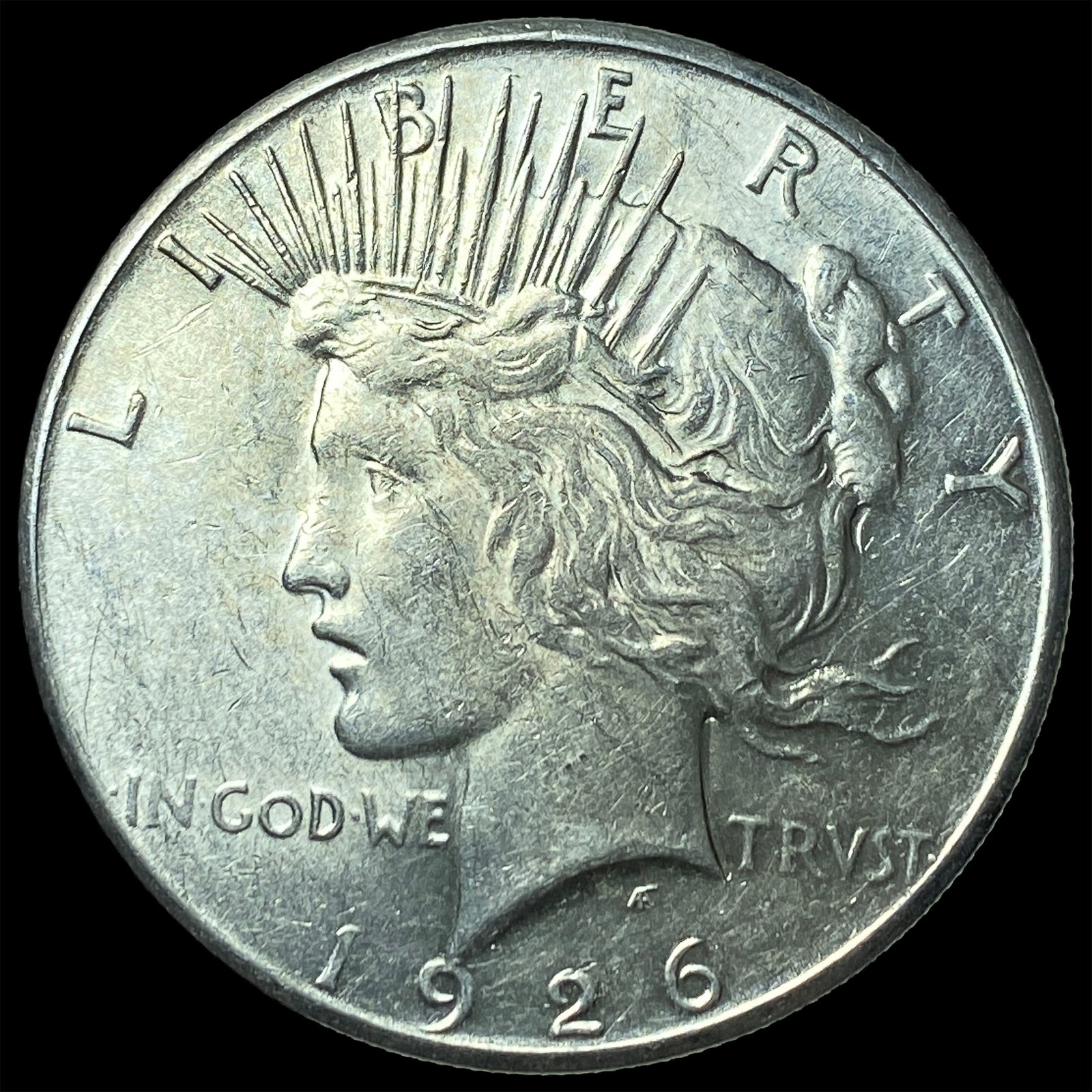 1926 Peace Silver Dollar CLOSELY UNCIRCULATED: 1926 Peace Silver Dollar CLOSELY UNCIRCULATED