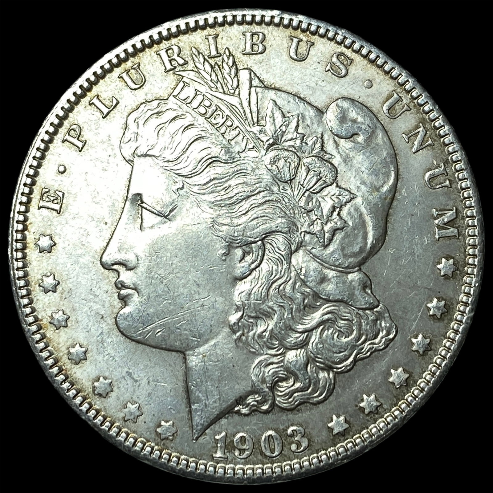 1903-S Silver Morgan Dollar CHOICE AU: 1903-S Silver Morgan Dollar CHOICE AU