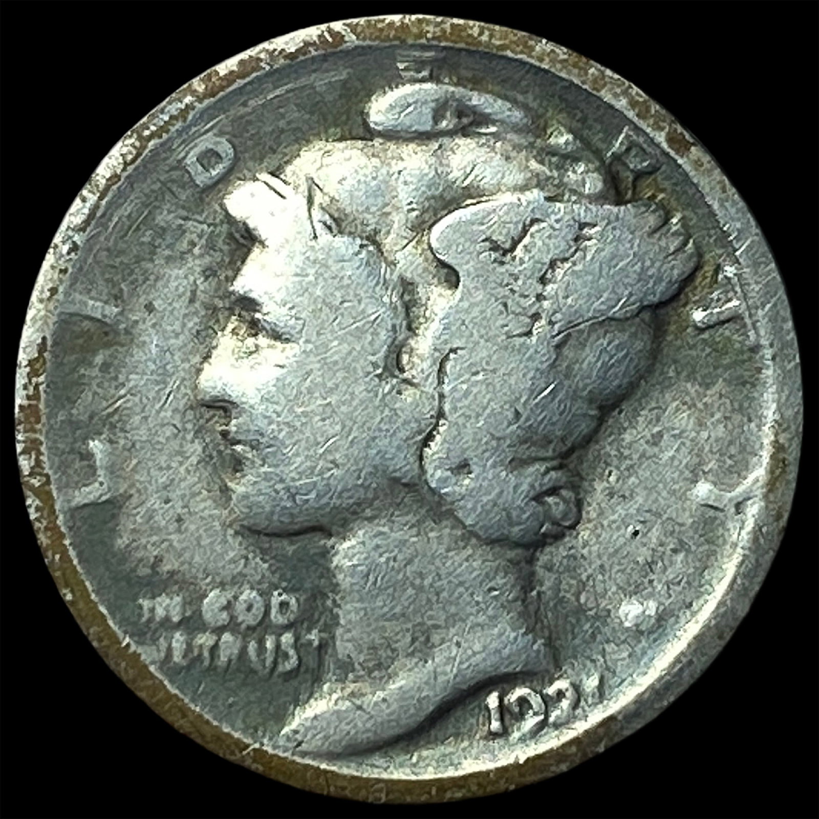 1927 Mercury Dime NICELY CIRCULATED: 1927 Mercury Dime NICELY CIRCULATED
