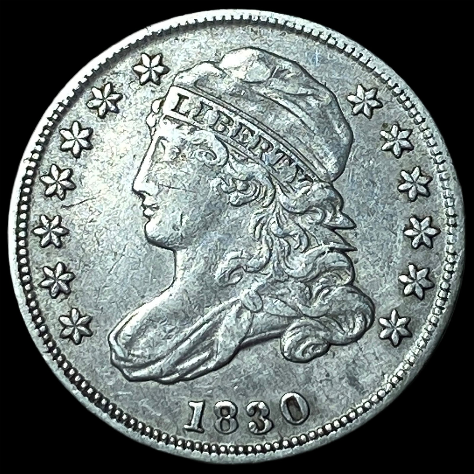 1830 Capped Bust Dime NEARLY UNCIRCULATED (1 of 2)