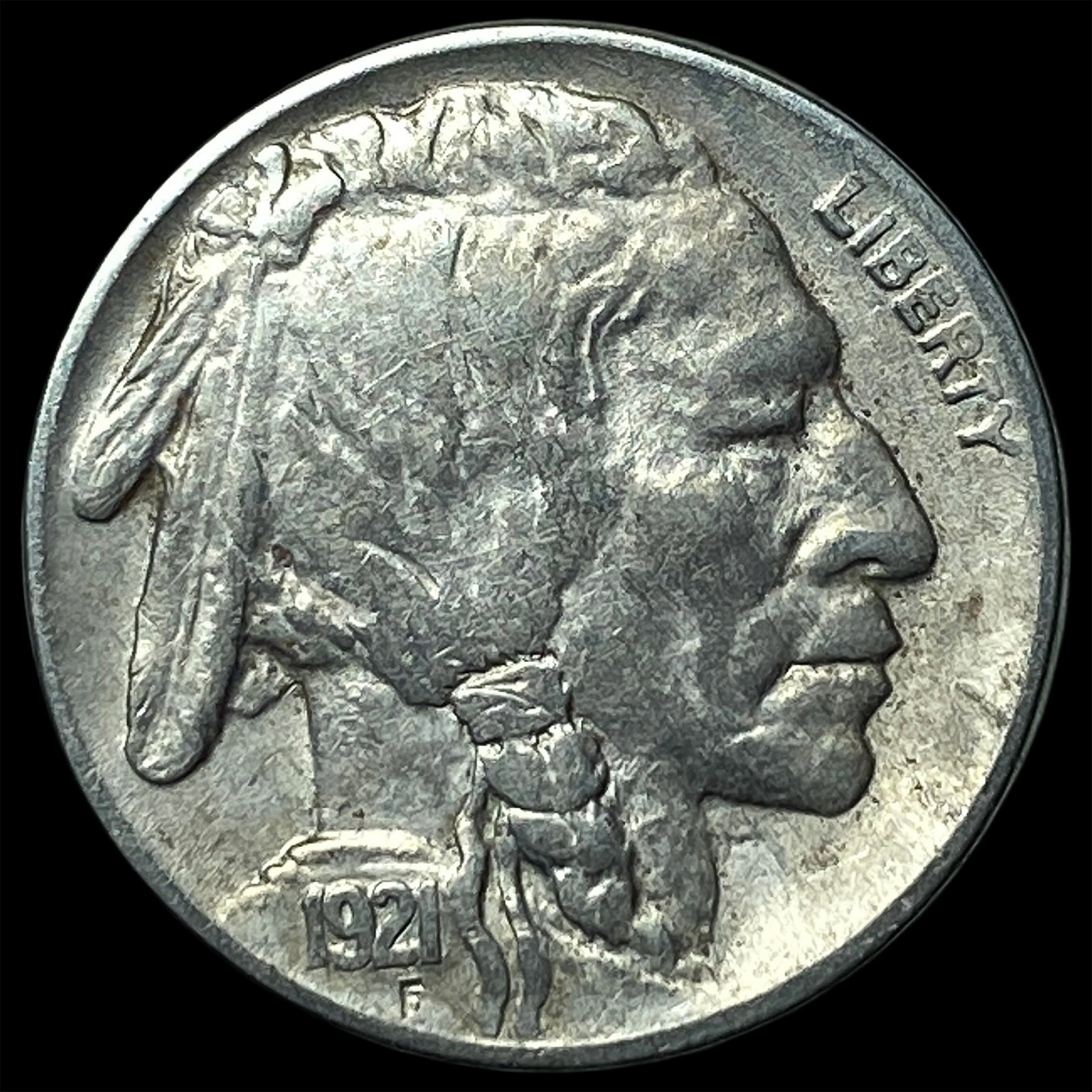 1921-S Buffalo Nickel NEARLY UNCIRCULATED: 1921-S Buffalo Nickel NEARLY UNCIRCULATED