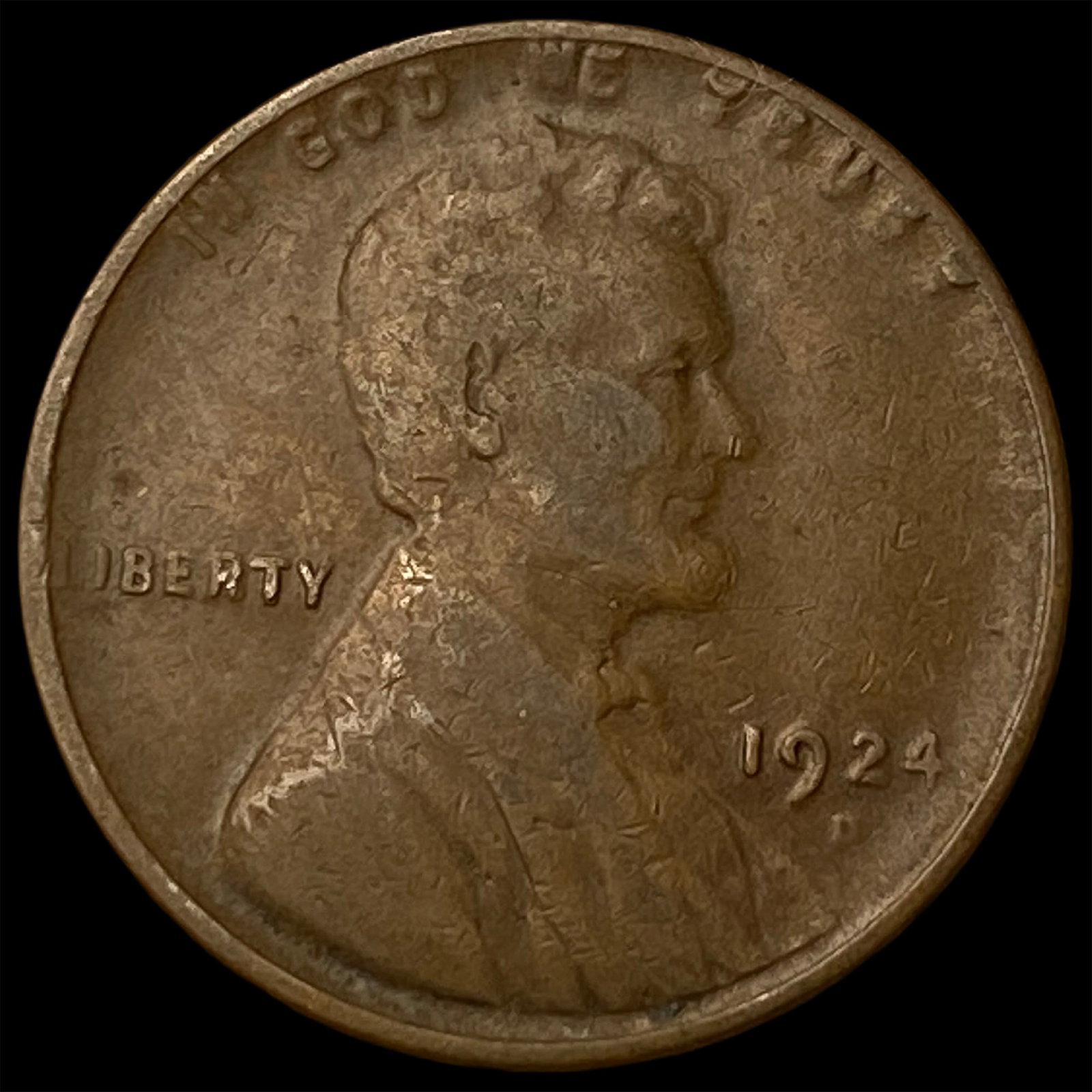 1924-D Lincoln Wheat Cent LIGHTLY CIRCULATED (1 of 2)