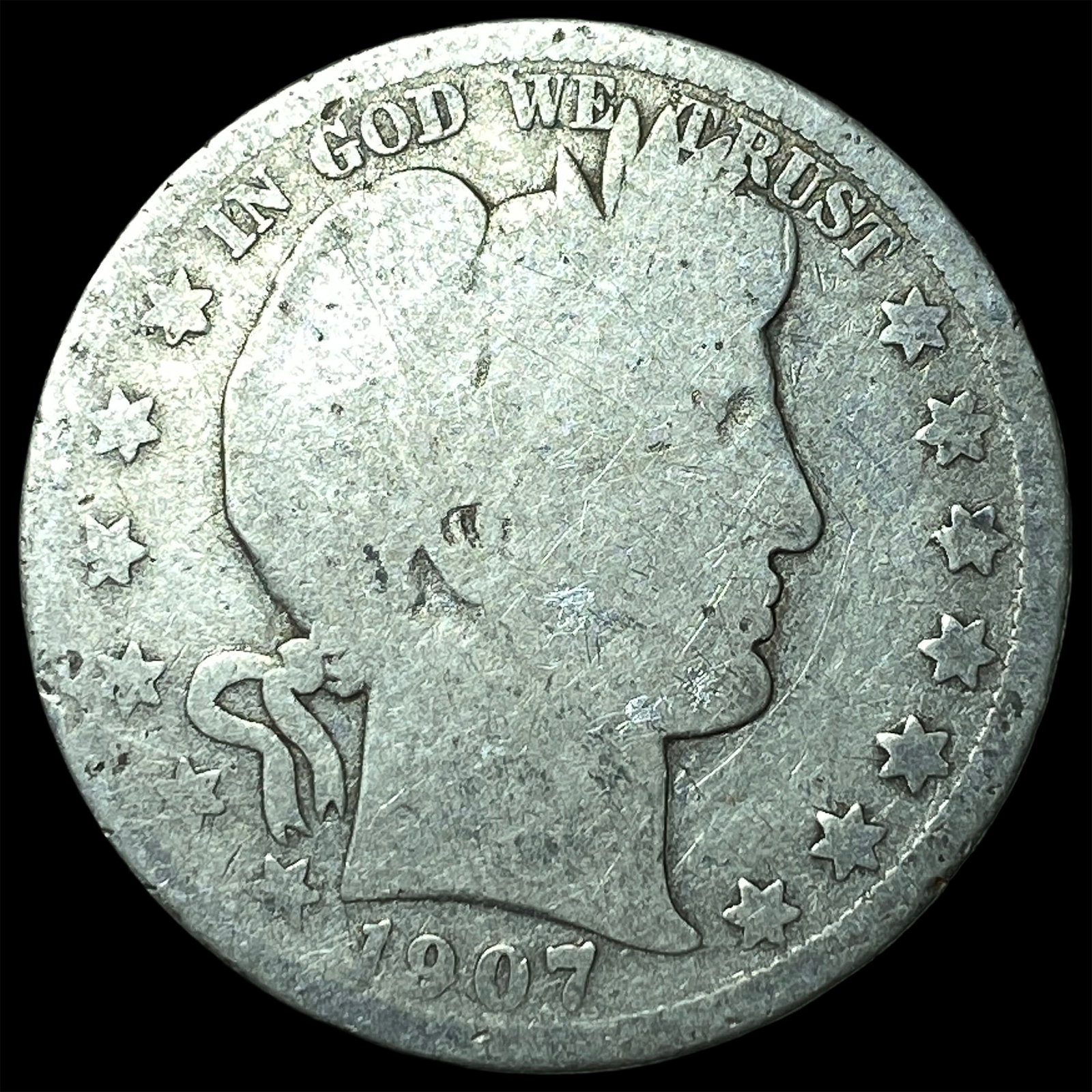 1907 Barber Half Dollar NICELY CIRCULATED (1 of 2)