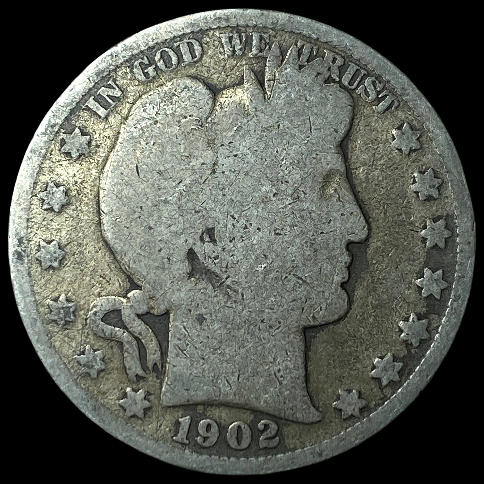 1902 Barber Half Dollar NICELY CIRCULATED (1 of 2)