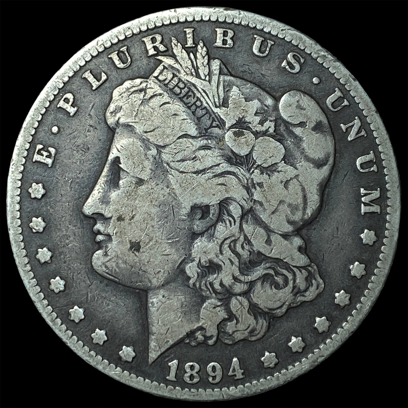 1894-O Silver Morgan Dollar NICELY CIRCULATED (1 of 2)