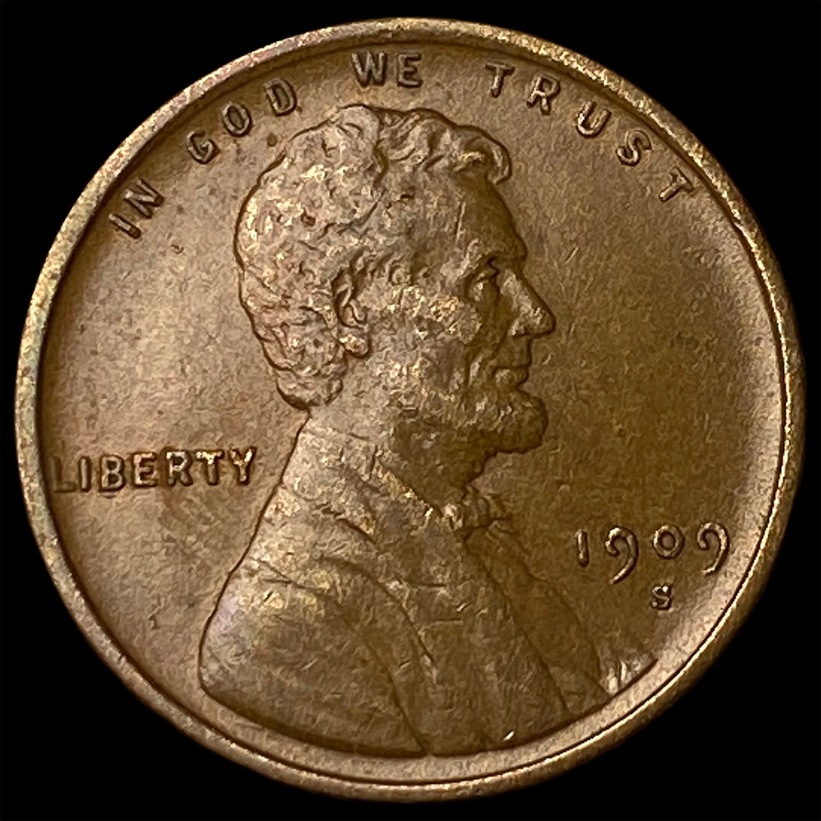 1909-S Lincoln Wheat Cent CLOSELY UNCIRCULATED (1 of 2)