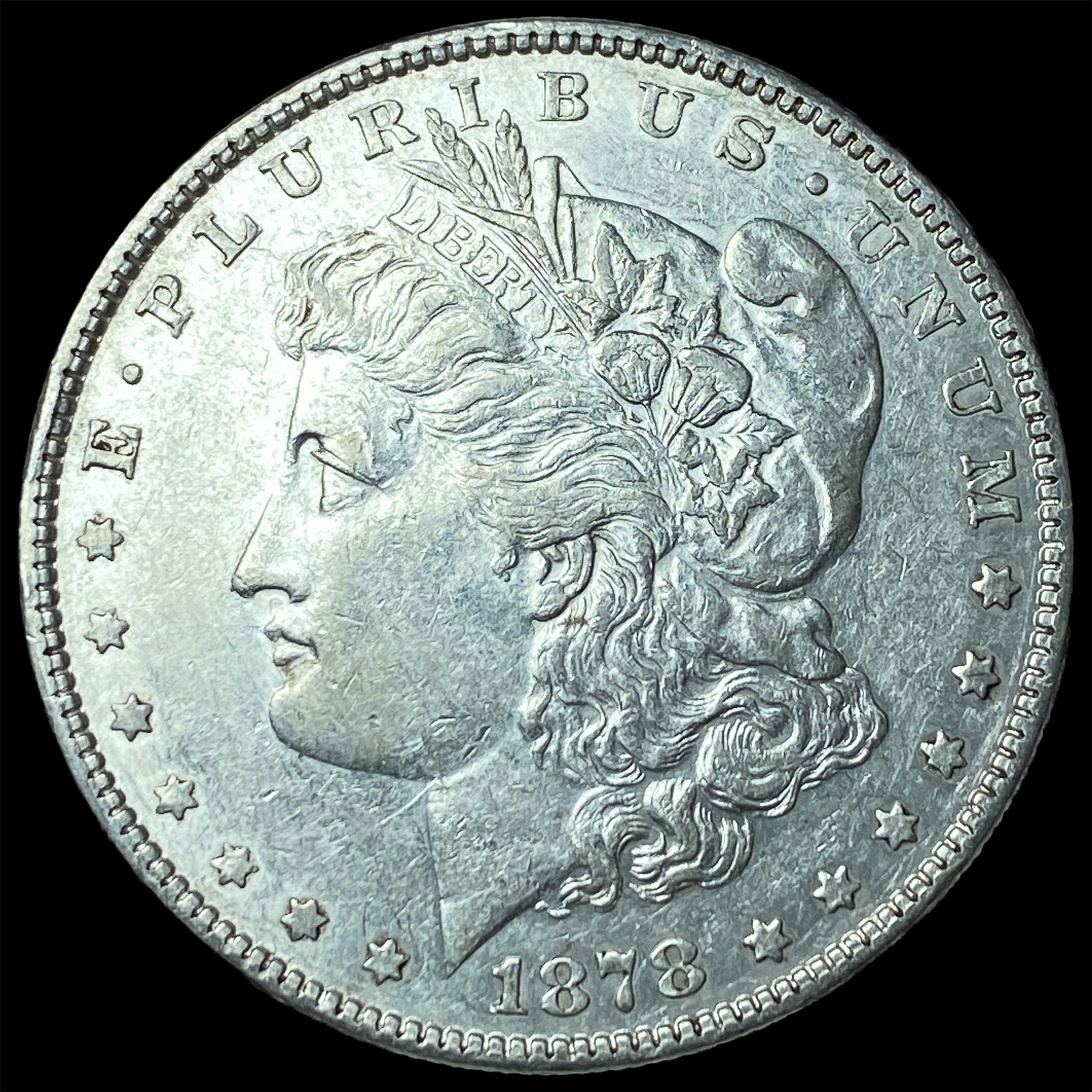 1878 Morgan Silver Dollar CLOSELY UNCIRCULATED: 1878 Morgan Silver Dollar CLOSELY UNCIRCULATED