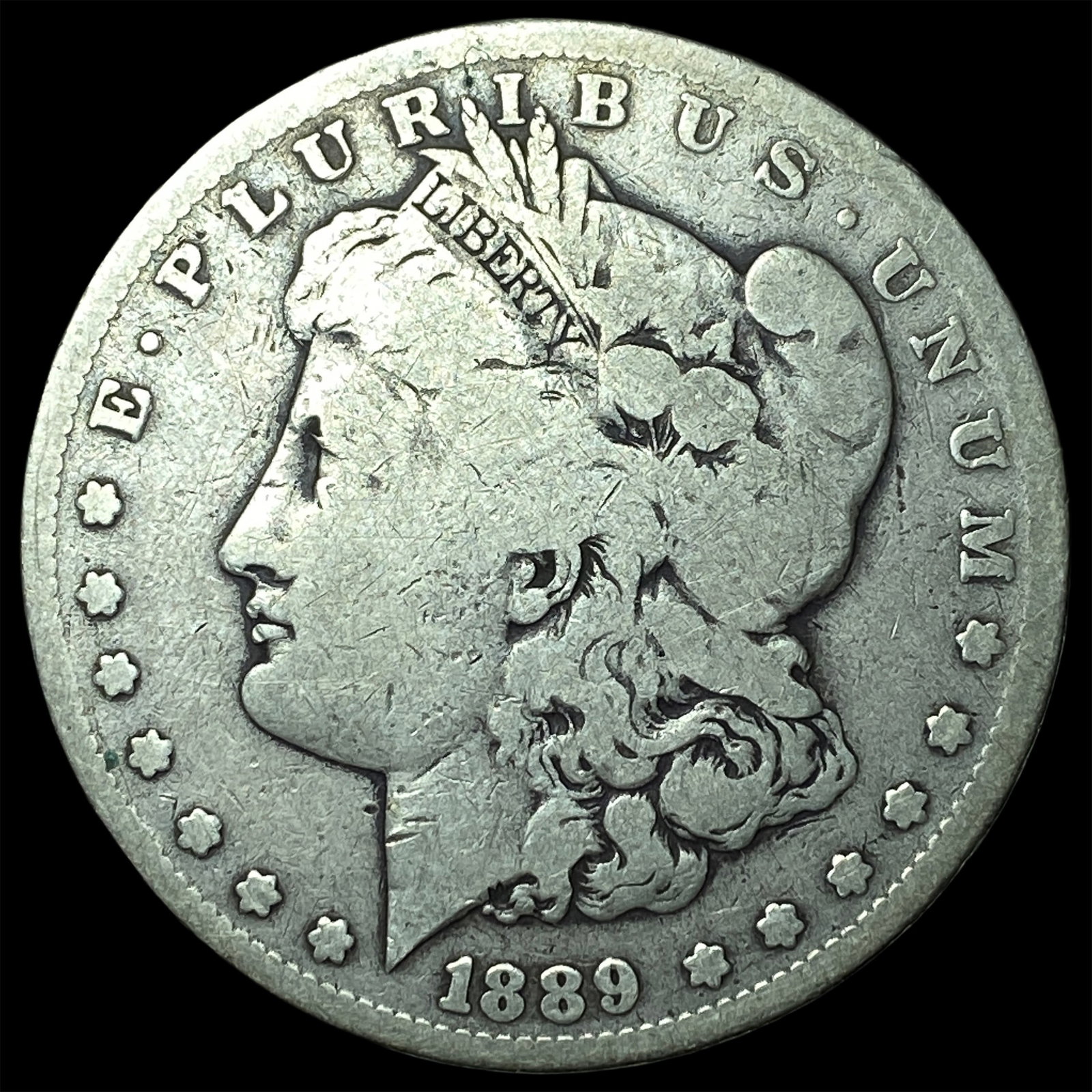 1889-CC Silver Morgan Dollar NICELY CIRCULATED: 1889-CC Silver Morgan Dollar NICELY CIRCULATED