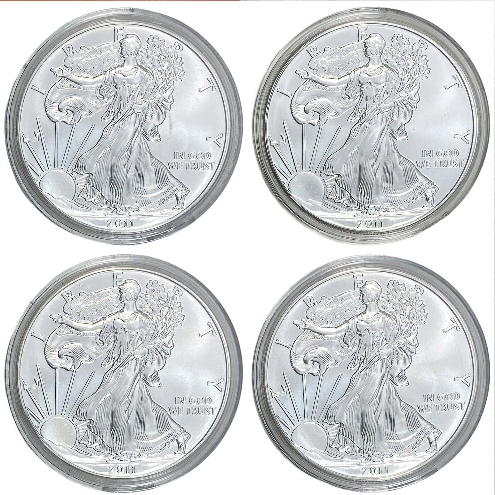 [4 Coins] 2011 Silver Eagle (1 of 2)