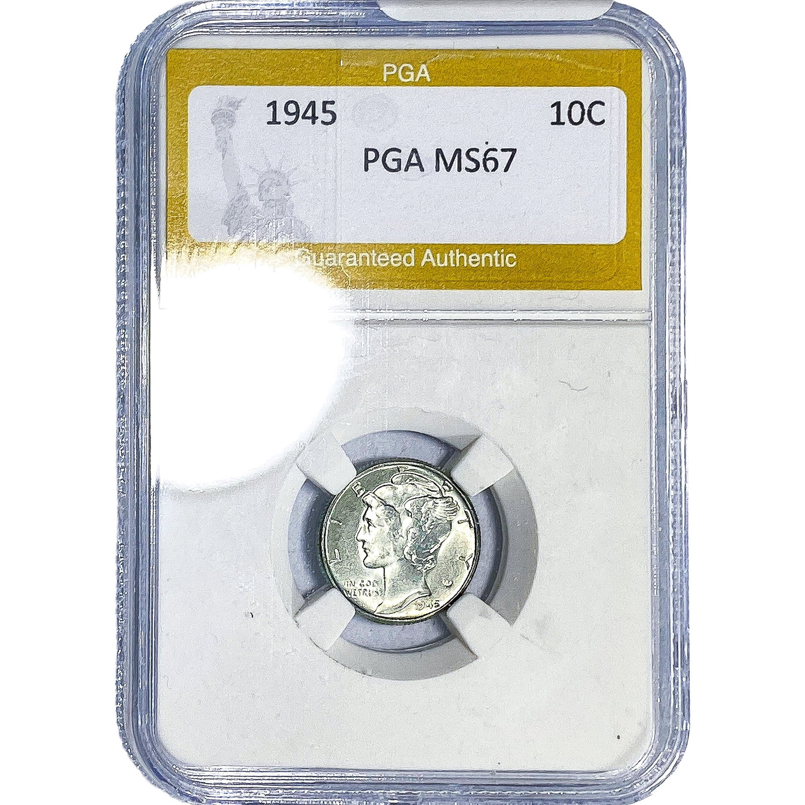 1945 Mercury Silver Dime PGA MS67 (1 of 2)