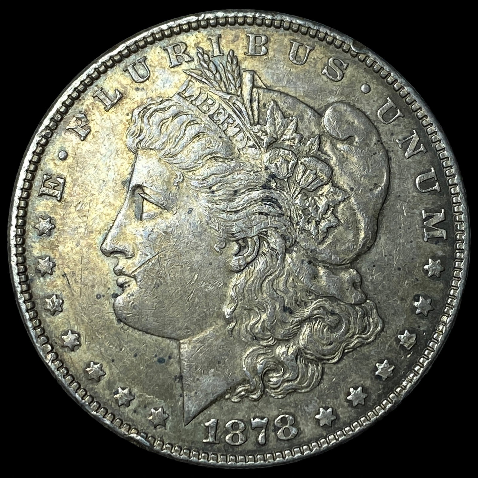 1878 Silver Morgan Dollar CLOSELY UNCIRCULATED: 1878 Silver Morgan Dollar CLOSELY UNCIRCULATED