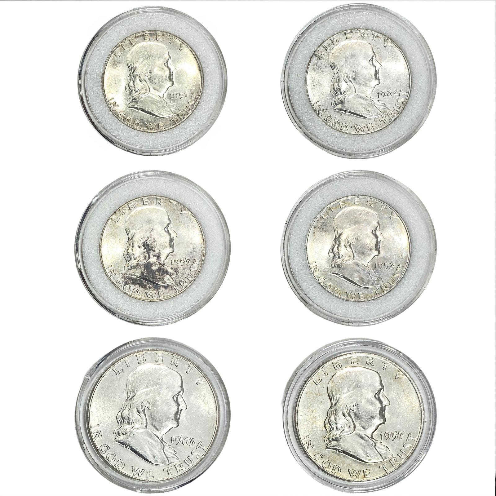 1951-1963 Franklin Half Dollar (1 of 2)