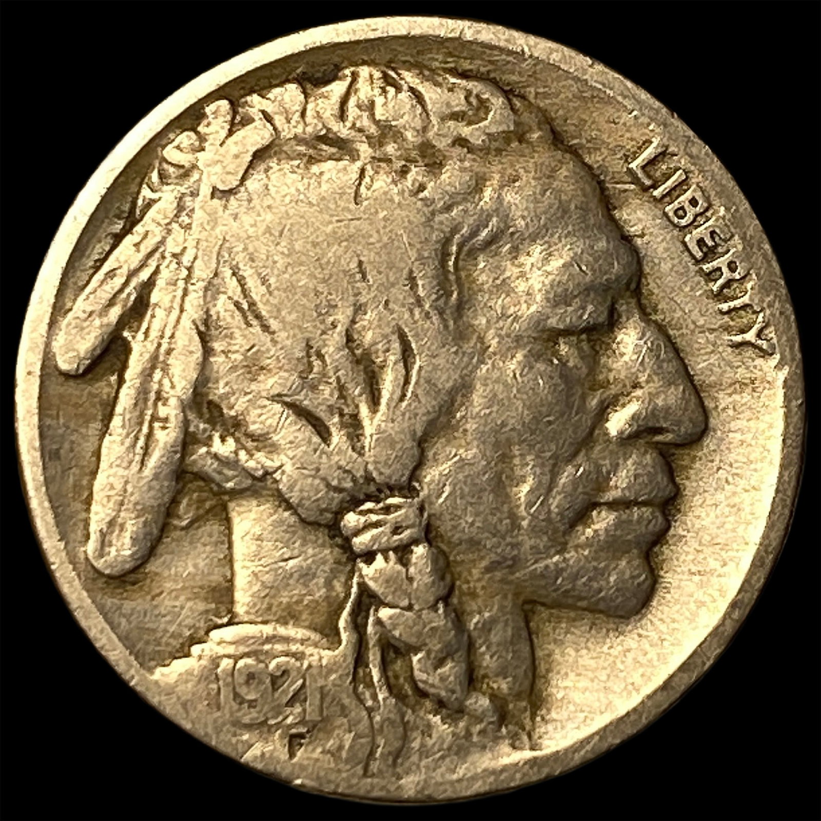 1921-S Buffalo Nickel LIGHTLY CIRCULATED: 1921-S Buffalo Nickel LIGHTLY CIRCULATED