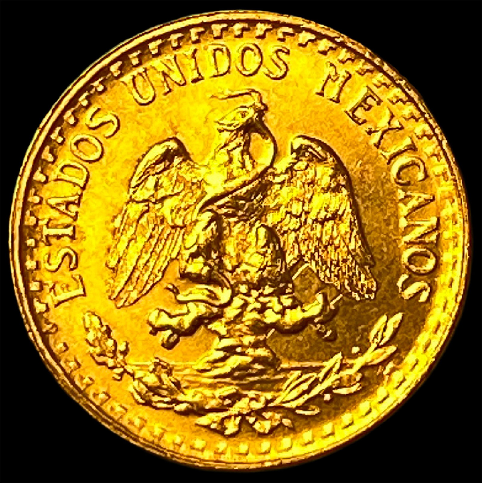1945 Mexico Gold 2 Pesos UNCIRCULATED (1 of 2)