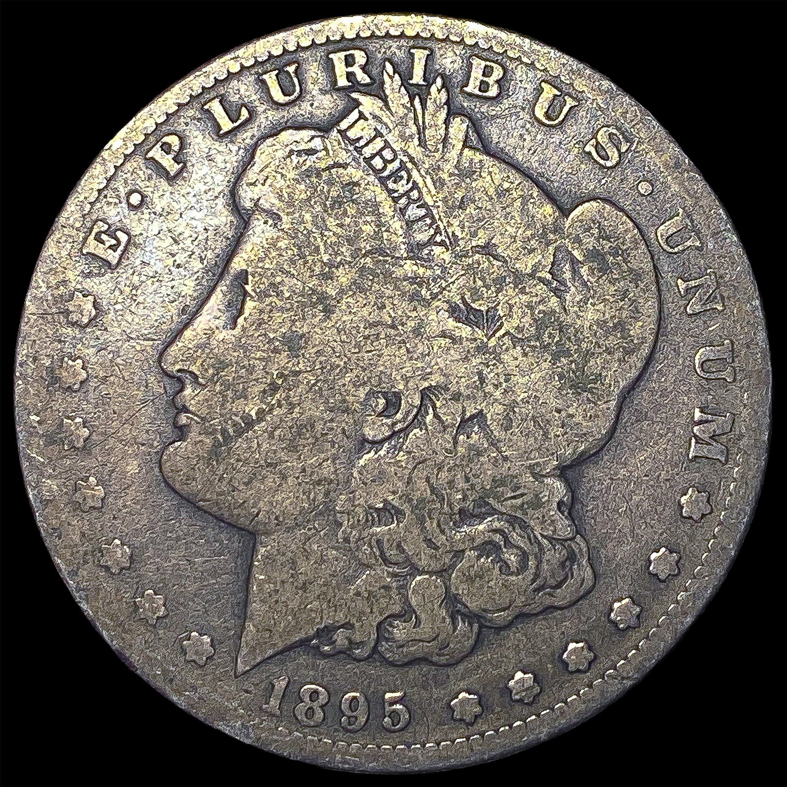 1895-S Silver Morgan Dollar NICELY CIRCULATED: 1895-S Silver Morgan Dollar NICELY CIRCULATED