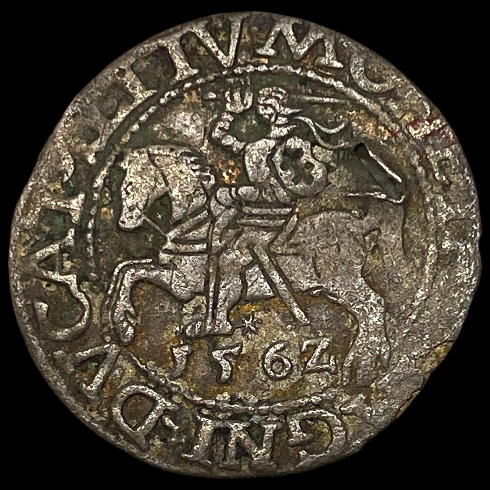 Lithuania Sigismund II Augustus Silver 1/2Groschen (1 of 2)