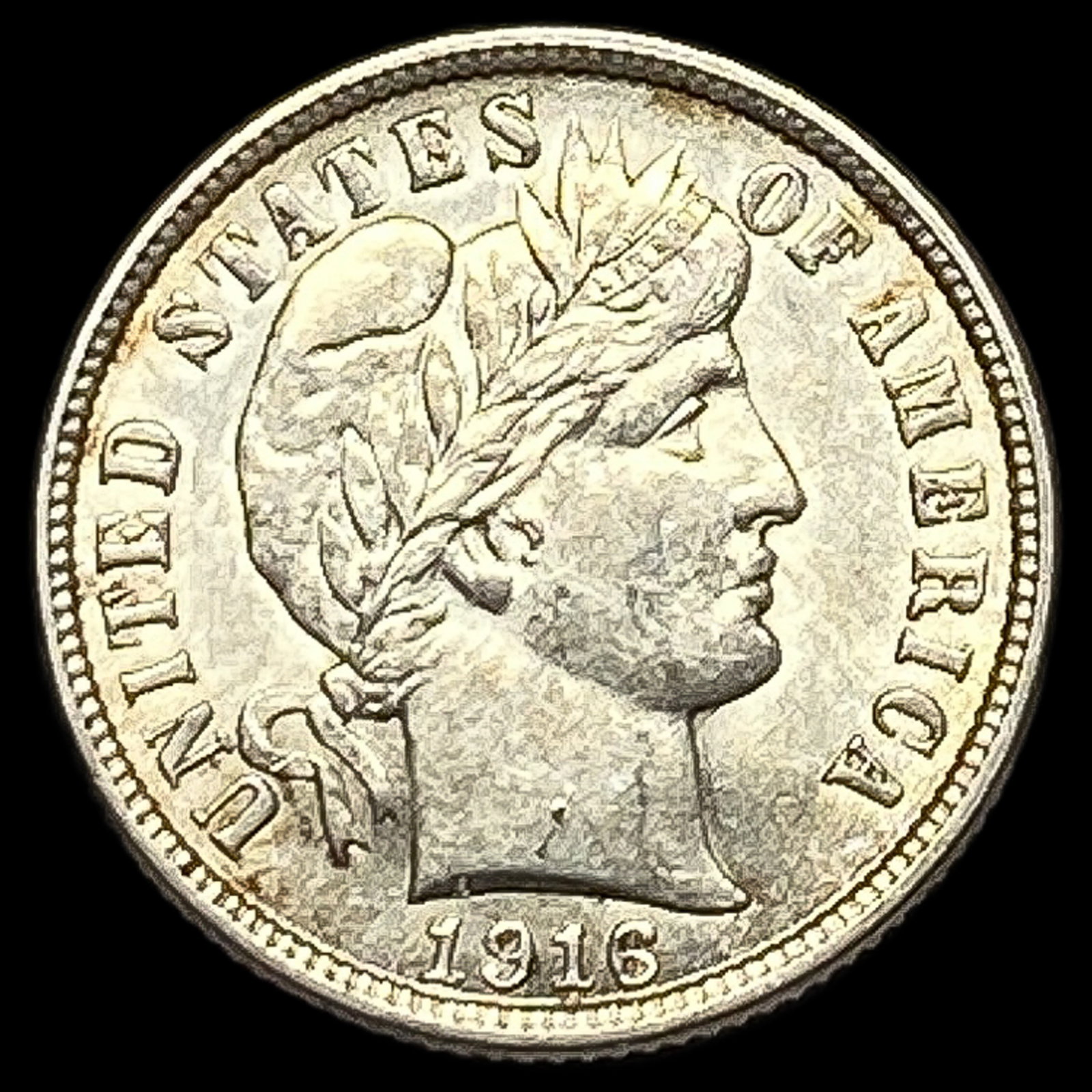1916 Silver Barber Dime UNCIRCULATED (1 of 2)