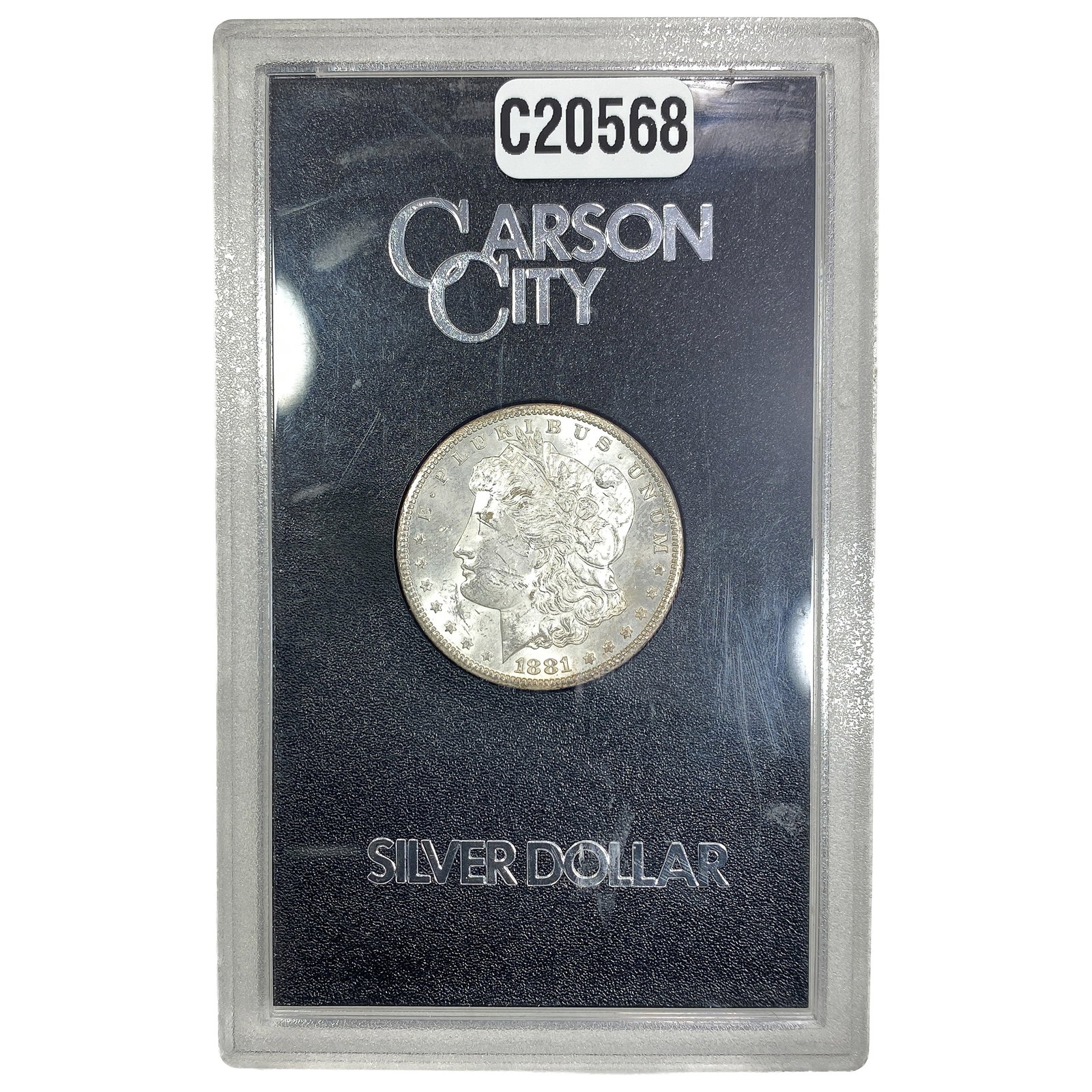 1881-CC Morgan Silver Dollar GSA UNC: 1881-CC Morgan Silver Dollar GSA UNC