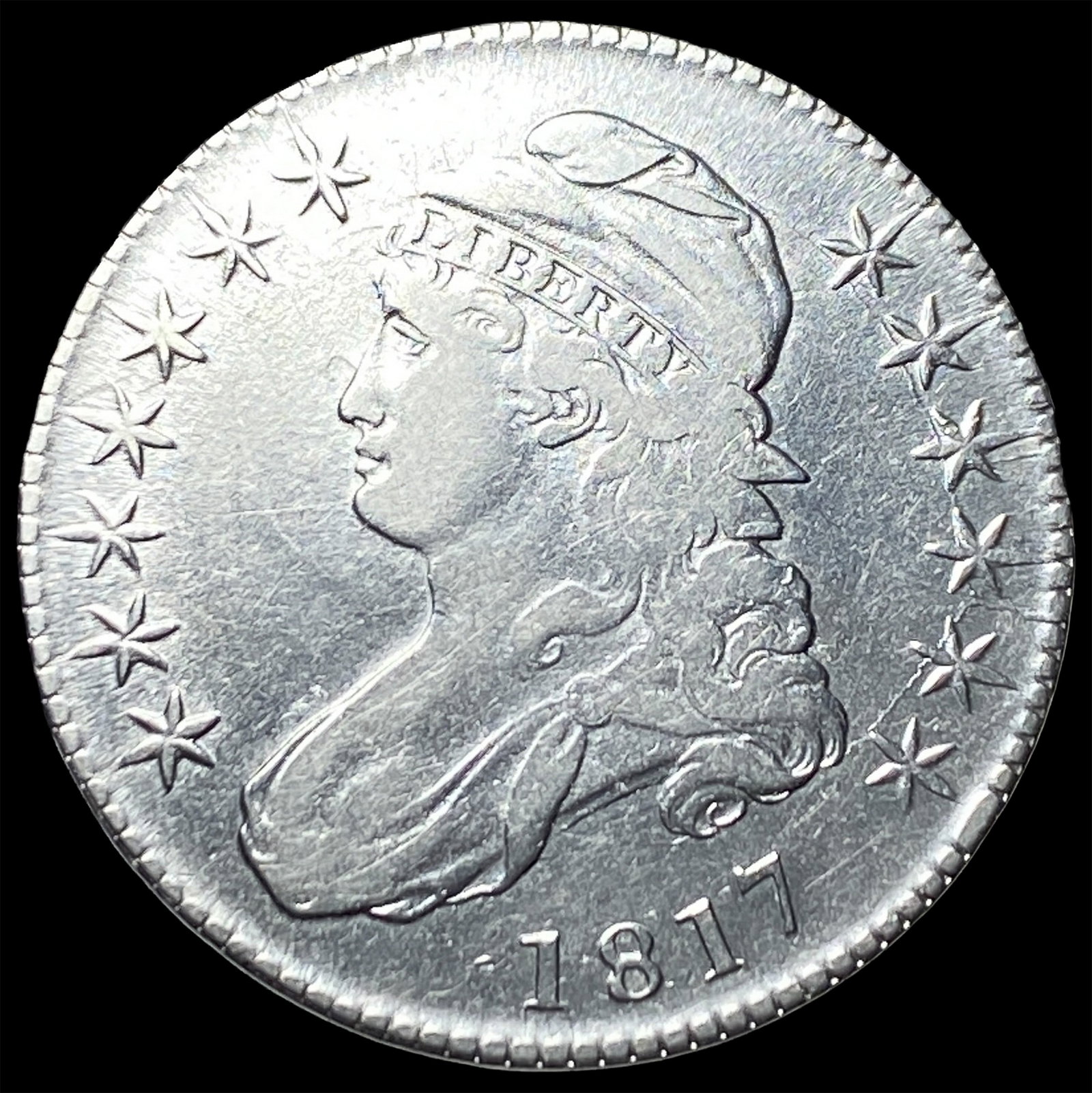1817 Capped Bust Half Dollar CLOSELY UNCIRCULATED (1 of 2)