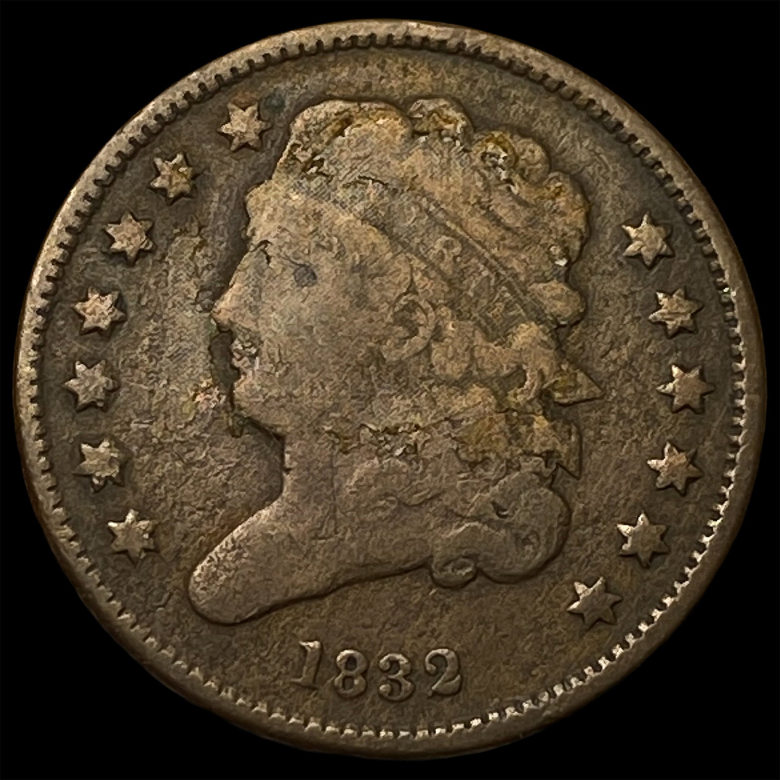 1832 Classic Head Half Cent LIGHTLY CIRCULATED: 1832 Classic Head Half Cent LIGHTLY CIRCULATED