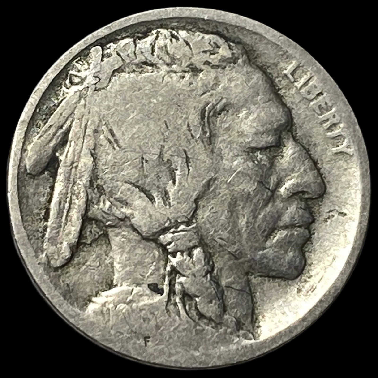 1913-D Type 2 Buffalo Nickel NICELY CIRCULATED: 1913-D Type 2 Buffalo Nickel NICELY CIRCULATED