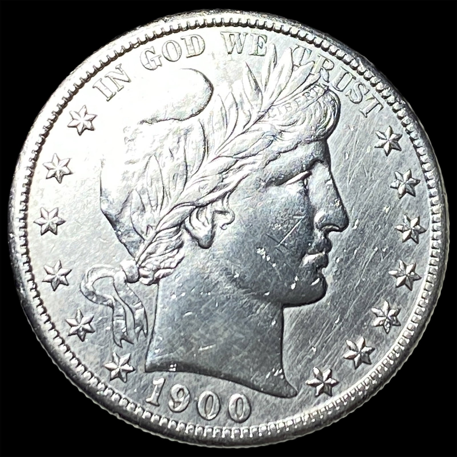 1900-S Silver Barber Half Dollar HIGH GRADE (1 of 2)