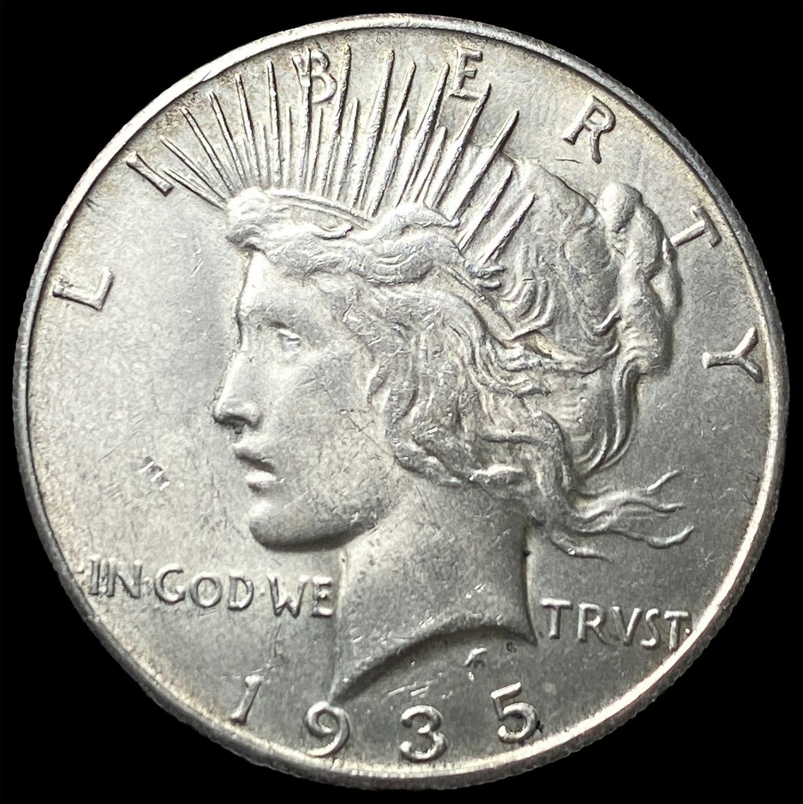 1935-S Silver Peace Dollar UNCIRCULATED (1 of 2)