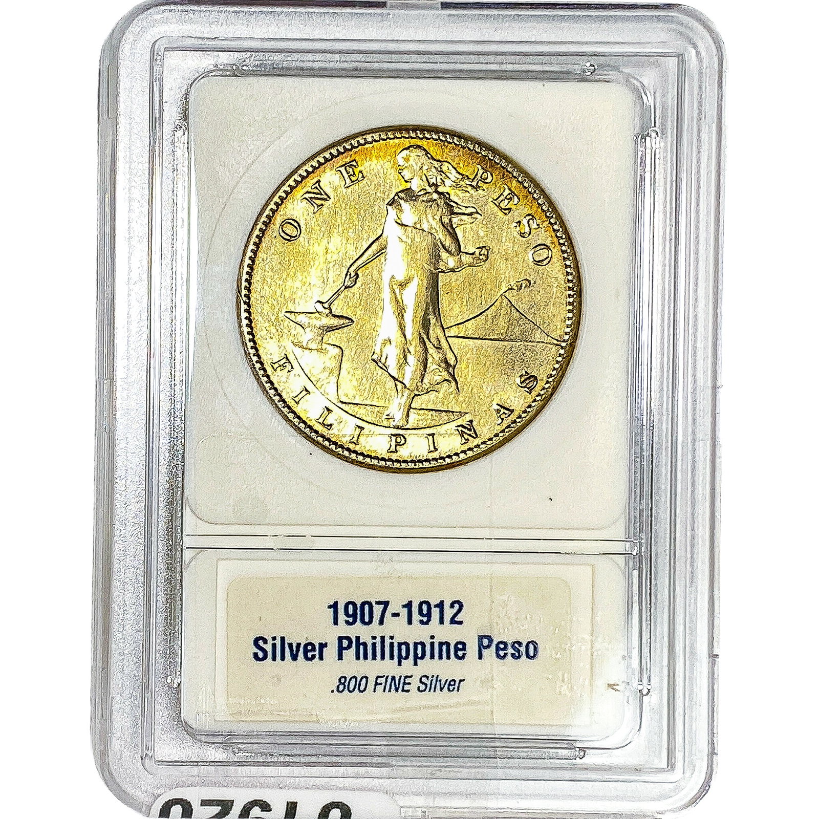 1908 Sliver Philippine Peso (1 of 2)