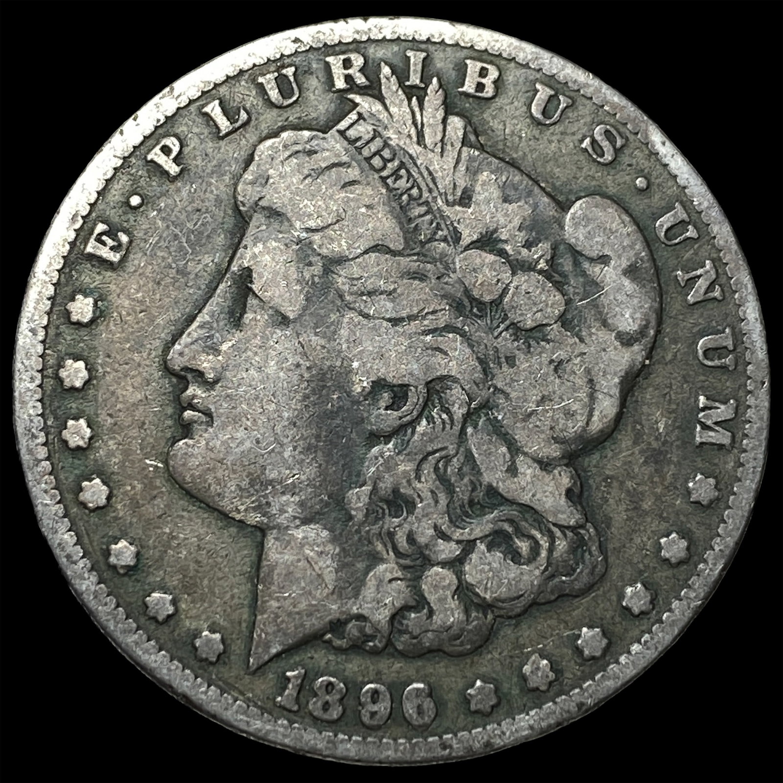 1896-S Morgan Silver Dollar LIGHTLY CIRCULATED: 1896-S Morgan Silver Dollar LIGHTLY CIRCULATED
