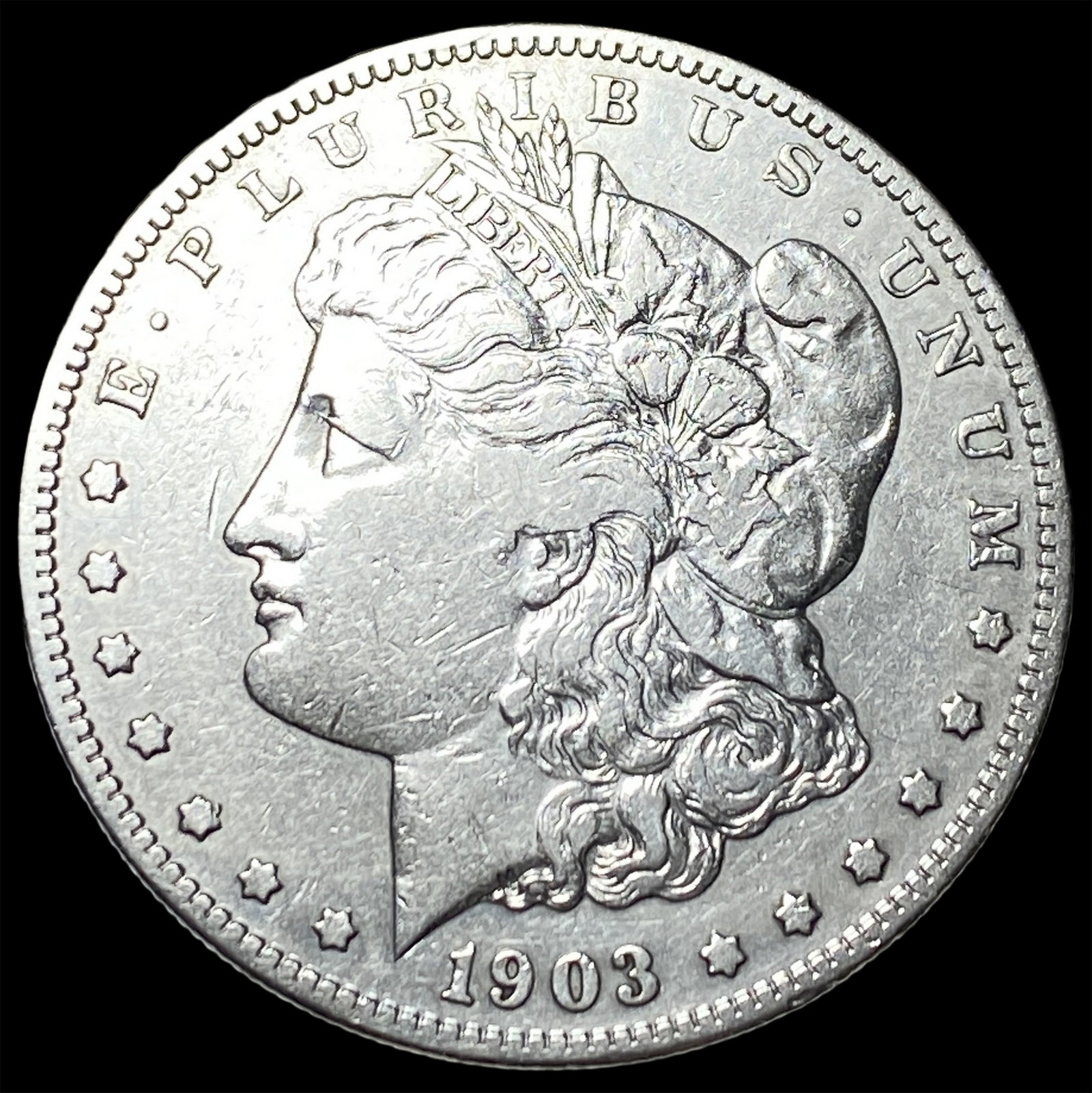 1903-S Silver Morgan Dollar NEARLY UNCIRCULATED: 1903-S Silver Morgan Dollar NEARLY UNCIRCULATED