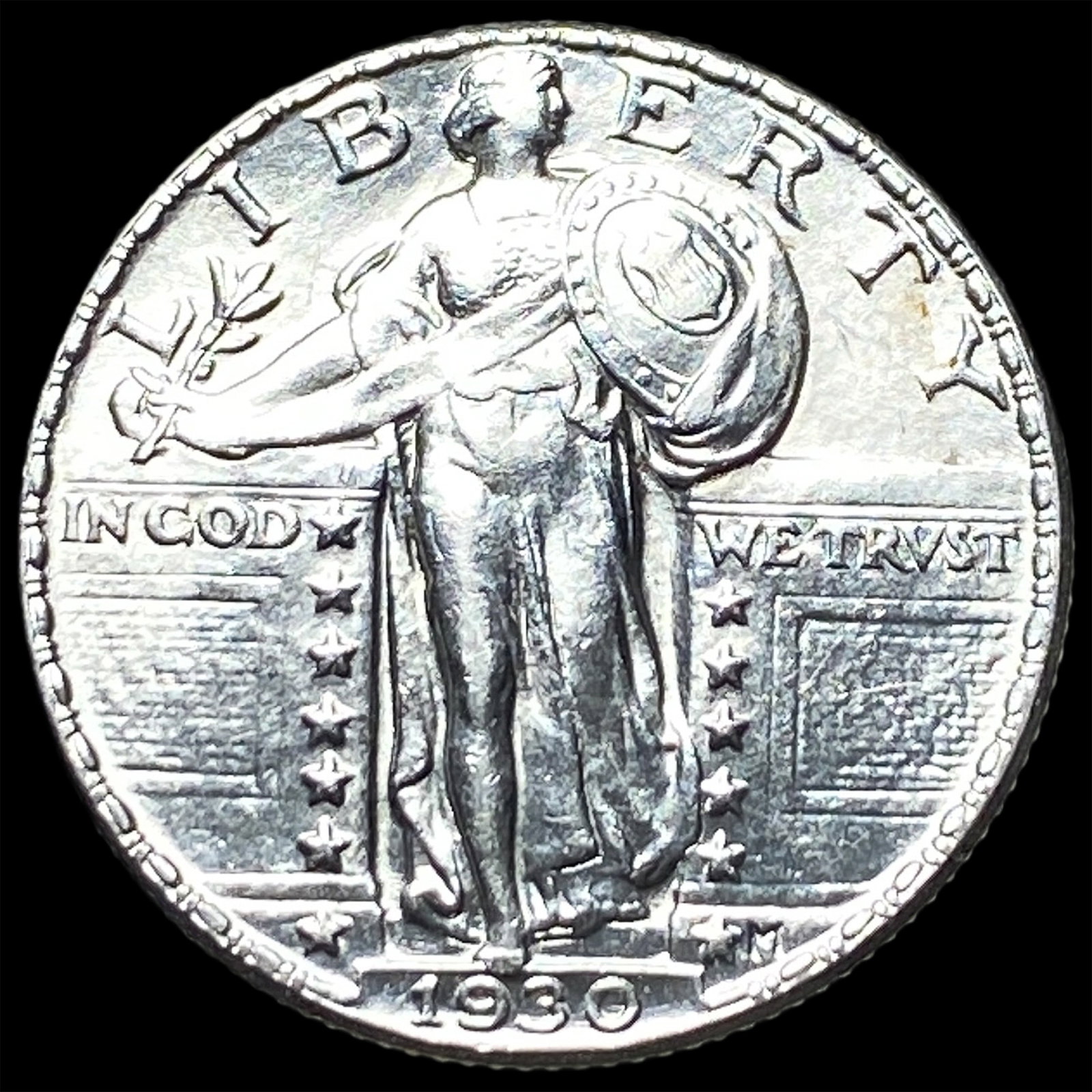 1930 Standing Liberty Quarter GEM BU: 1930 Standing Liberty Quarter GEM BU
