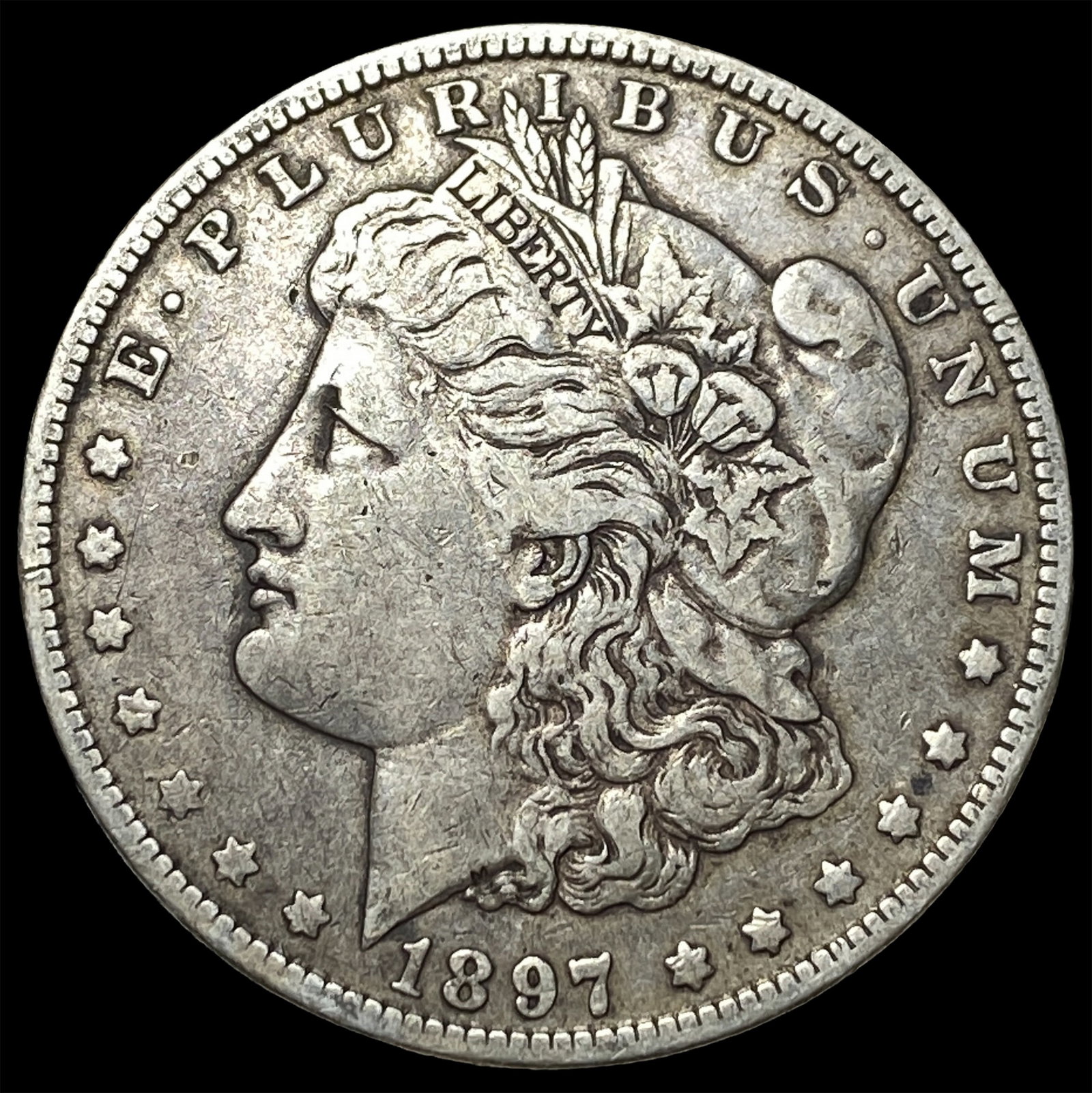 1897-O Silver Morgan Dollar LIGHTLY CIRCULATED: 1897-O Silver Morgan Dollar LIGHTLY CIRCULATED