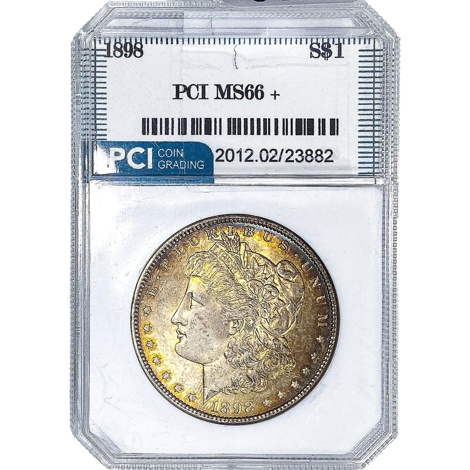 1898 Morgan Silver Dollar PCI MS66+ (1 of 2)