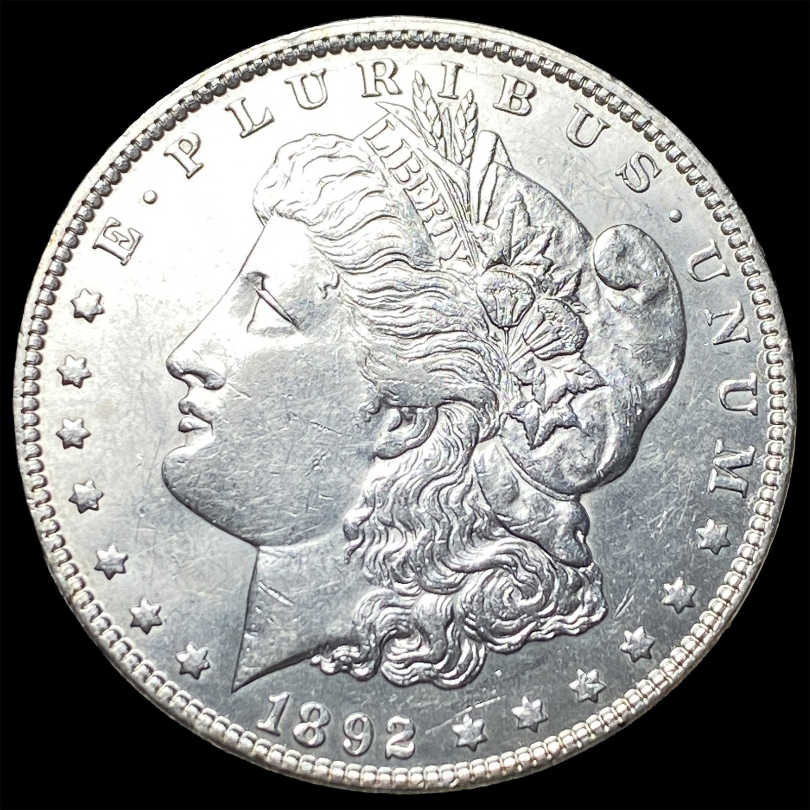 1892 Silver Morgan Dollar CHOICE BU: 1892 Silver Morgan Dollar CHOICE BU