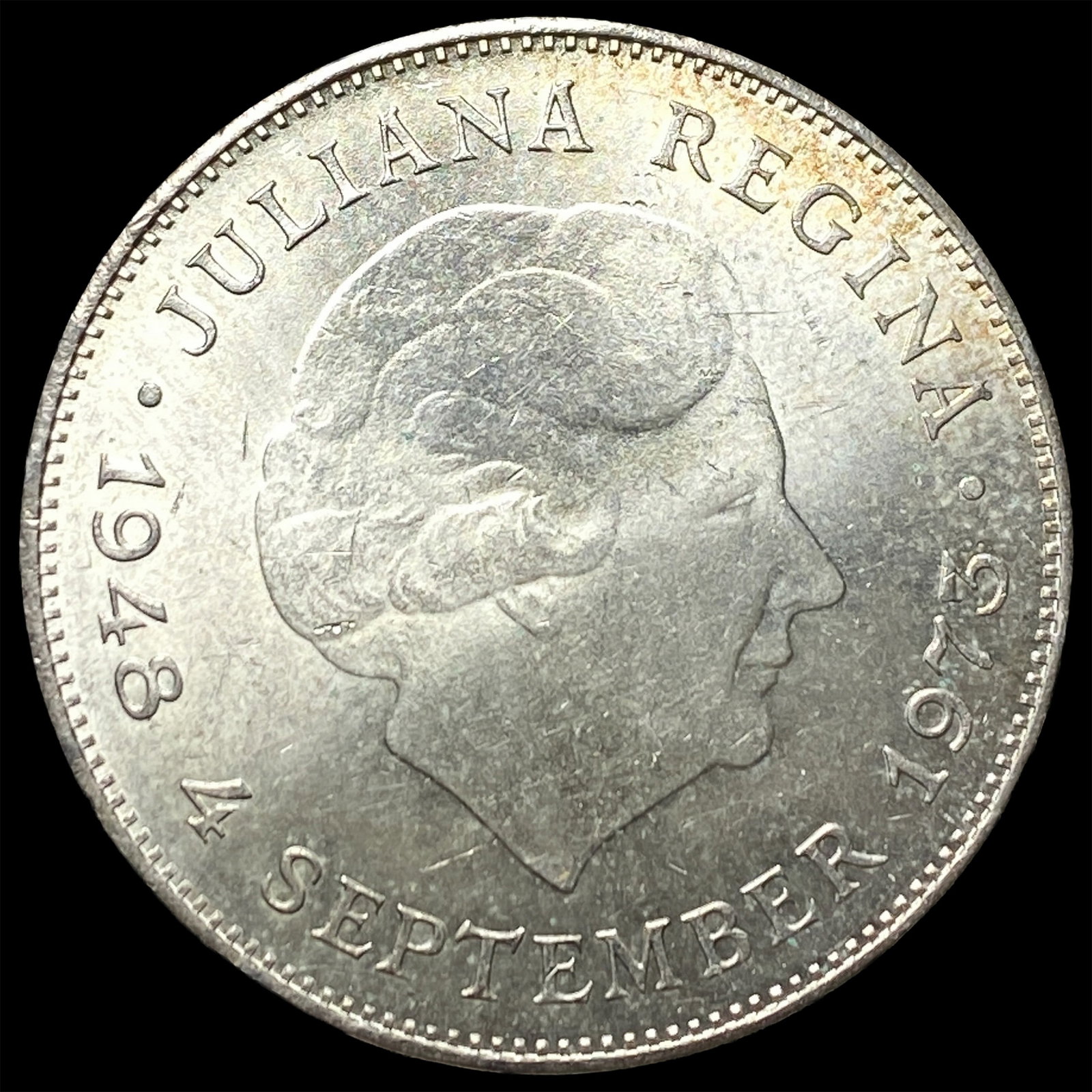 1973 Netherlands .5787oz Silver 10 Gulden UNCIRCULATED (1 of 2)