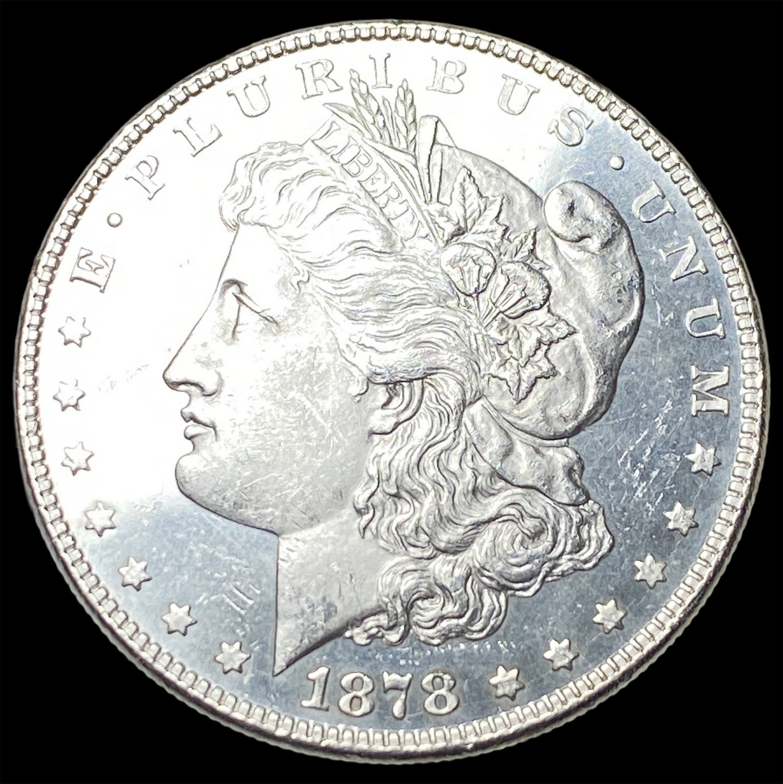 1878 8TF Silver Morgan Dollar UNCIRCULATED: 1878 8TF Silver Morgan Dollar UNCIRCULATED