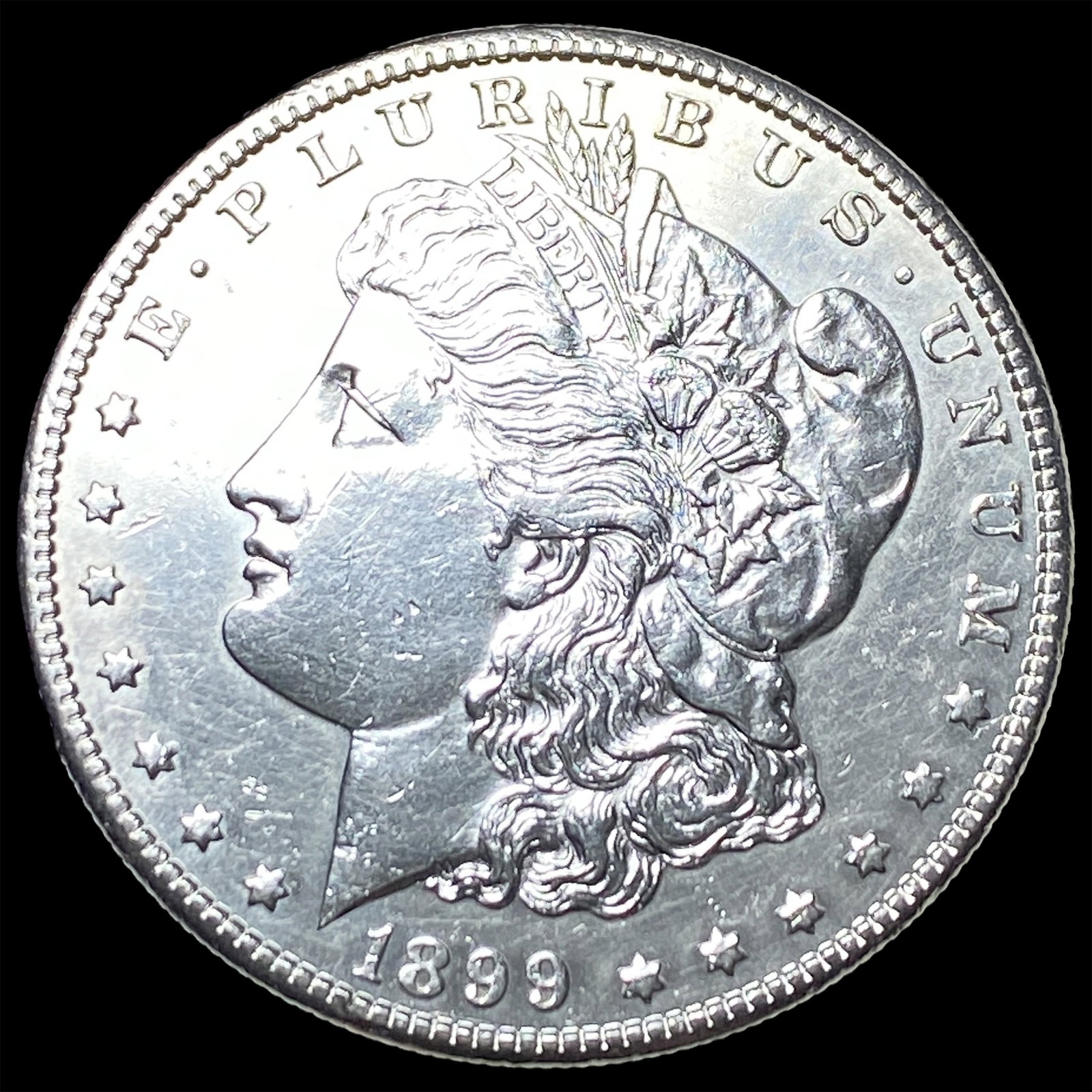 1899-S Silver Morgan Dollar CHOICE AU: 1899-S Silver Morgan Dollar CHOICE AU