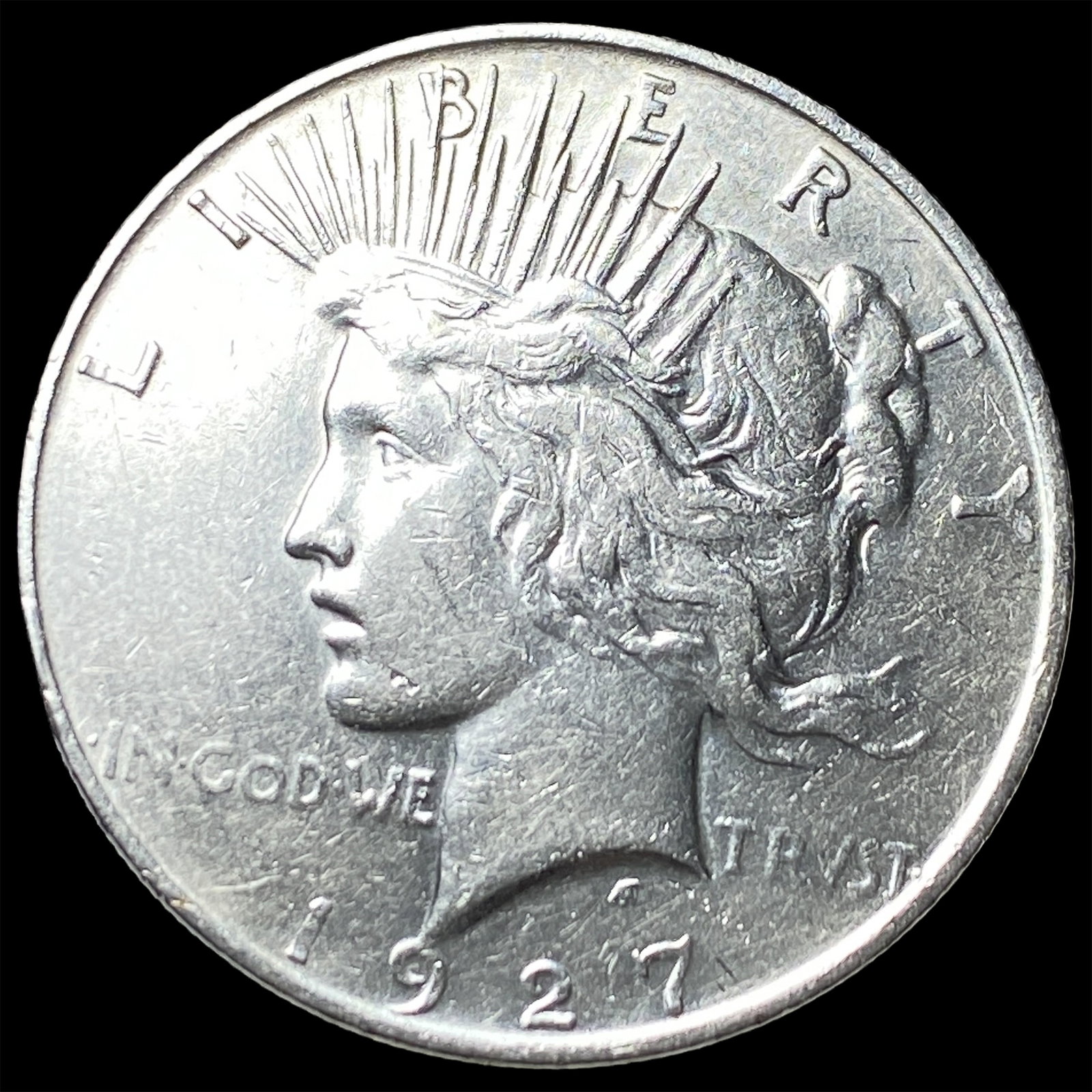 1927-D Silver Peace Dollar UNCIRCULATED: 1927-D Silver Peace Dollar UNCIRCULATED